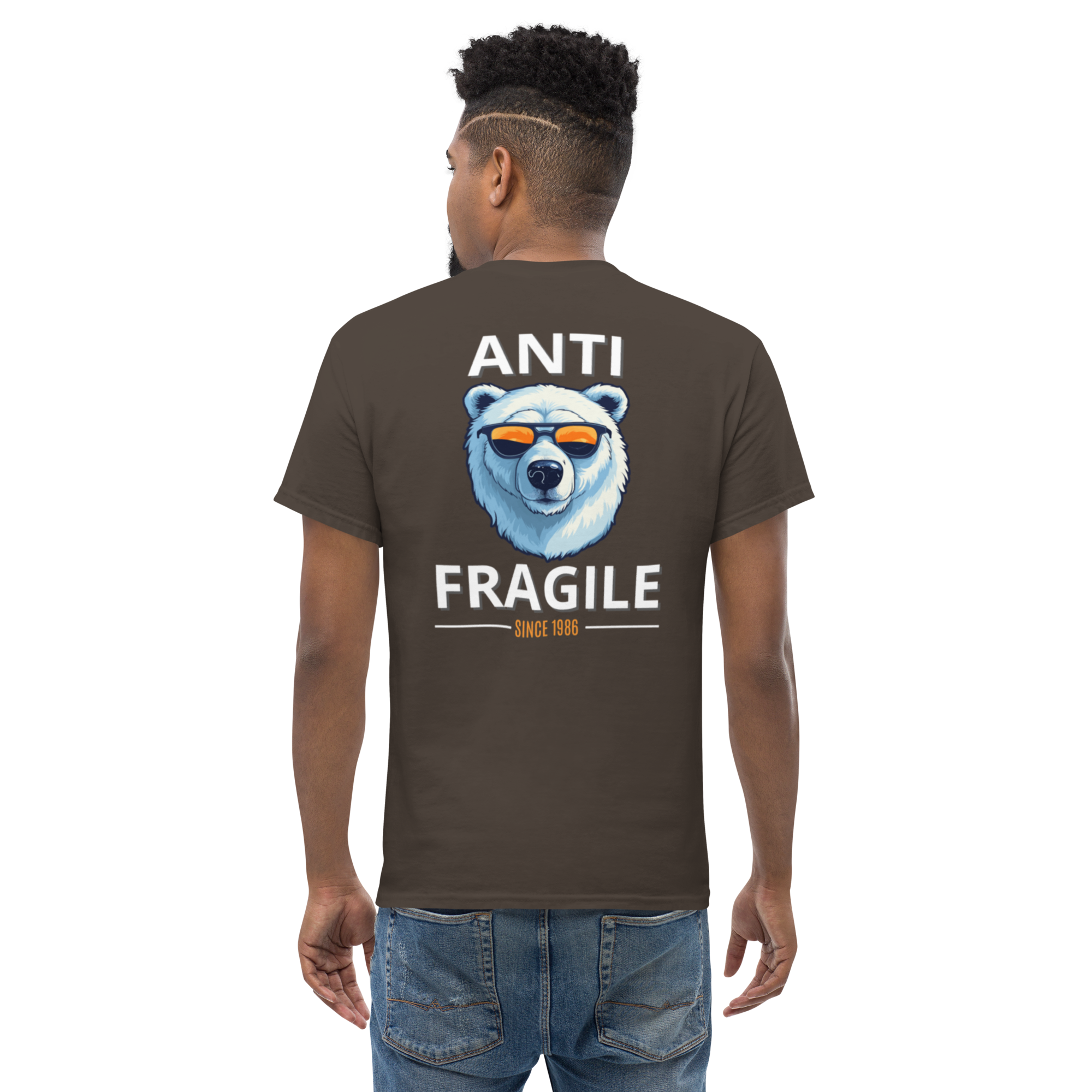 Antifragile Polar Bear Tee - Stand Out in Unique Urban Streetwear for Fearless Fashion - OFFSIDE CLUB