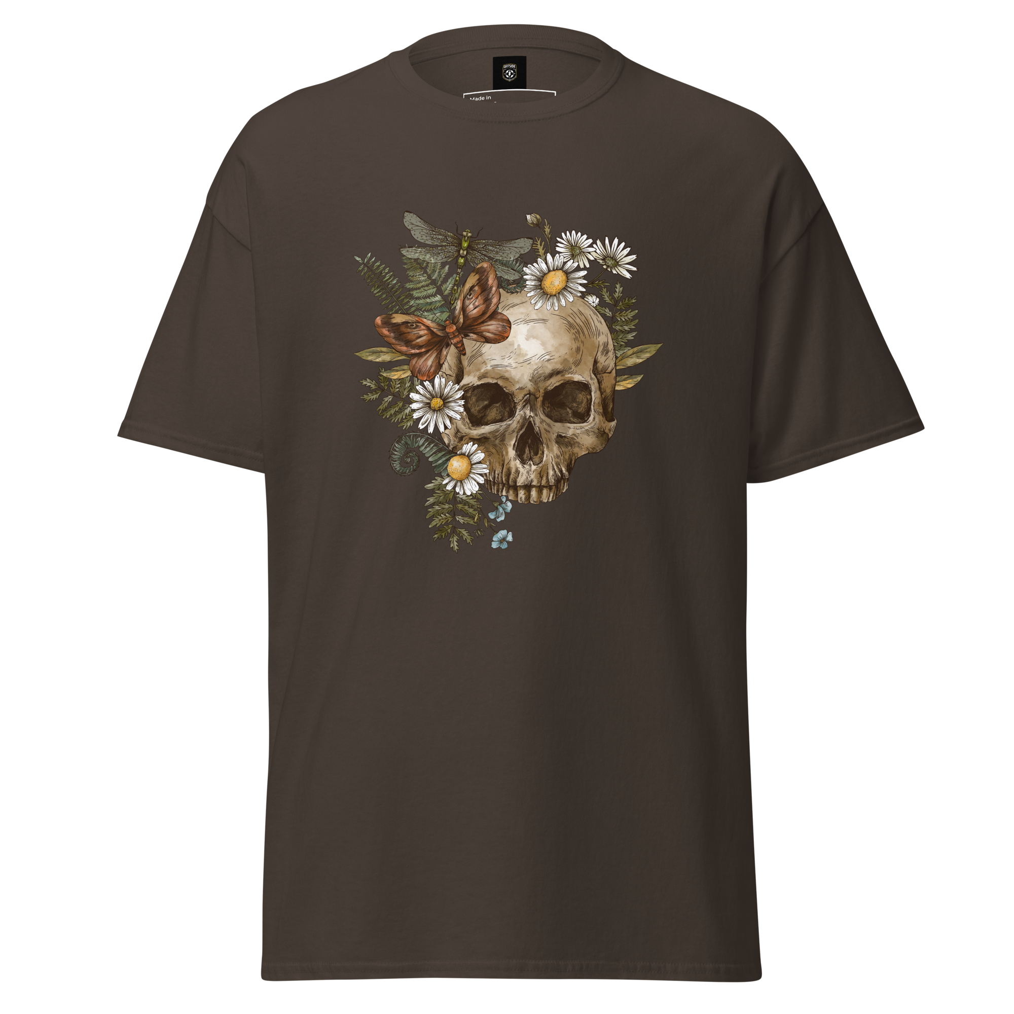 The Botanical Skull Heavyweight T-Shirt