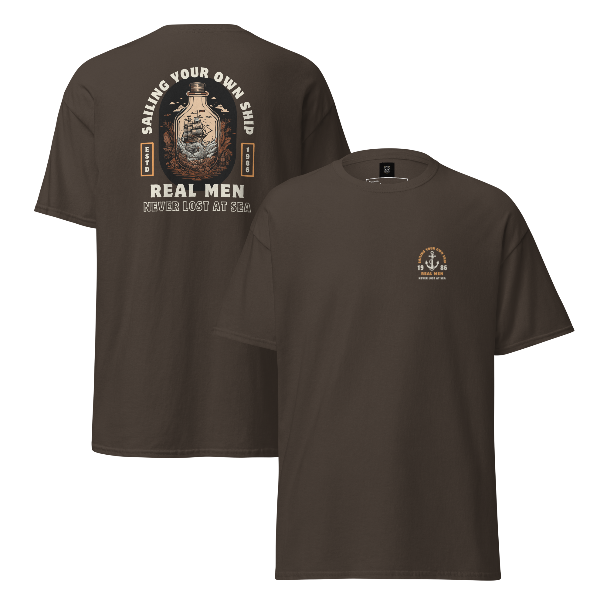Lost At Sea Graphic Tee for Adventure Lovers - OFFSIDE CLUB