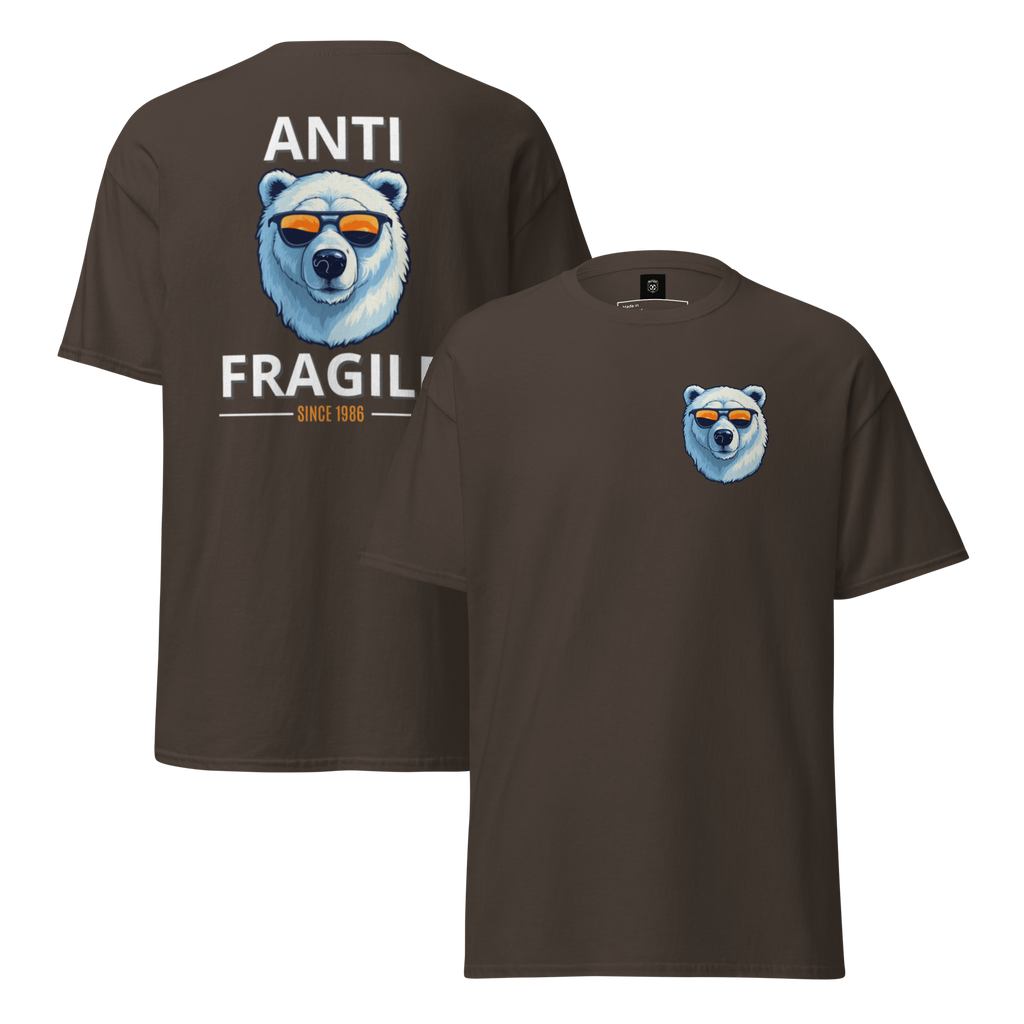 Antifragile Polar Bear Tee - Stand Out in Unique Urban Streetwear for Fearless Fashion - OFFSIDE CLUB