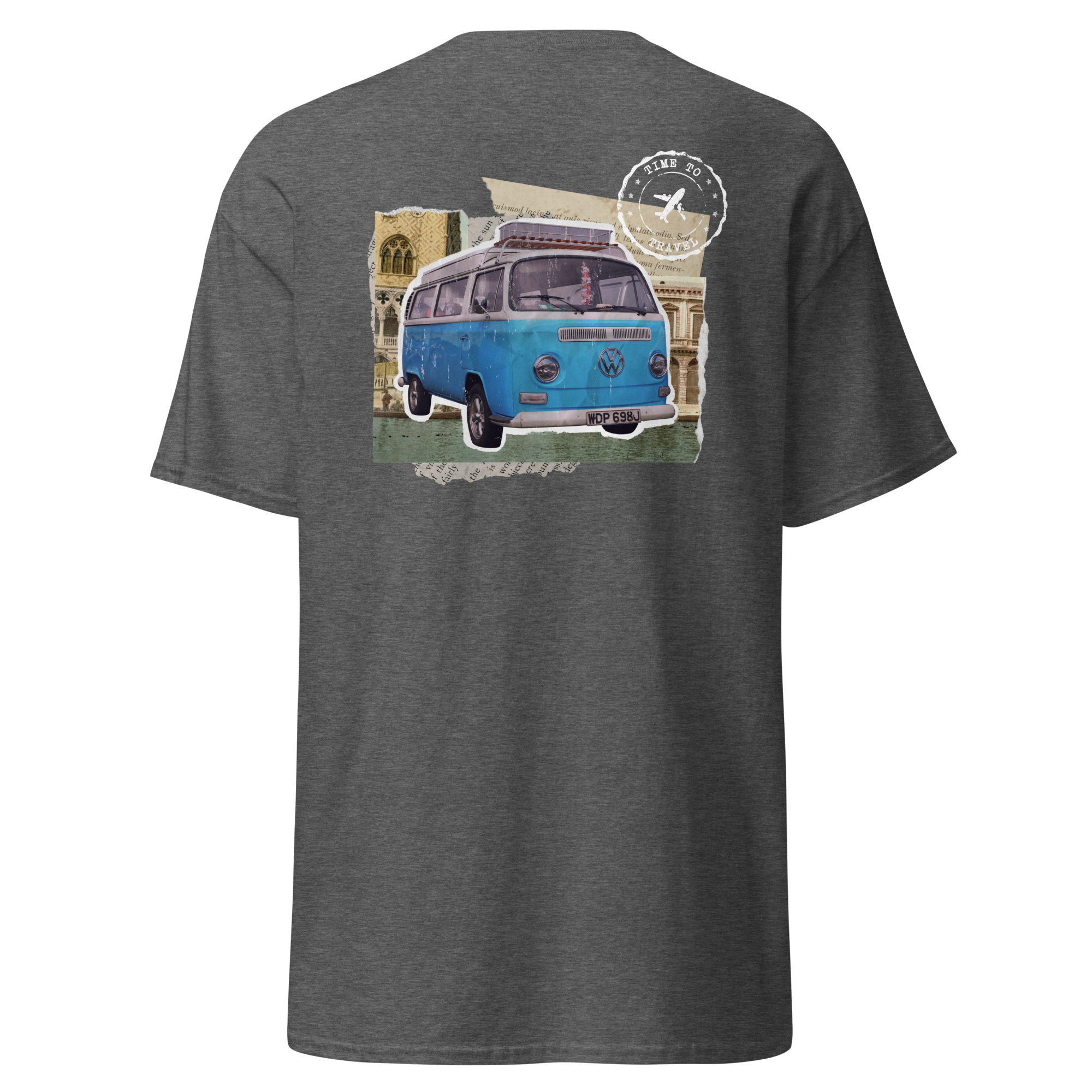 Wanderlust Graphic Tee for Adventure Seekers - Retro Van Design - OFFSIDE CLUB