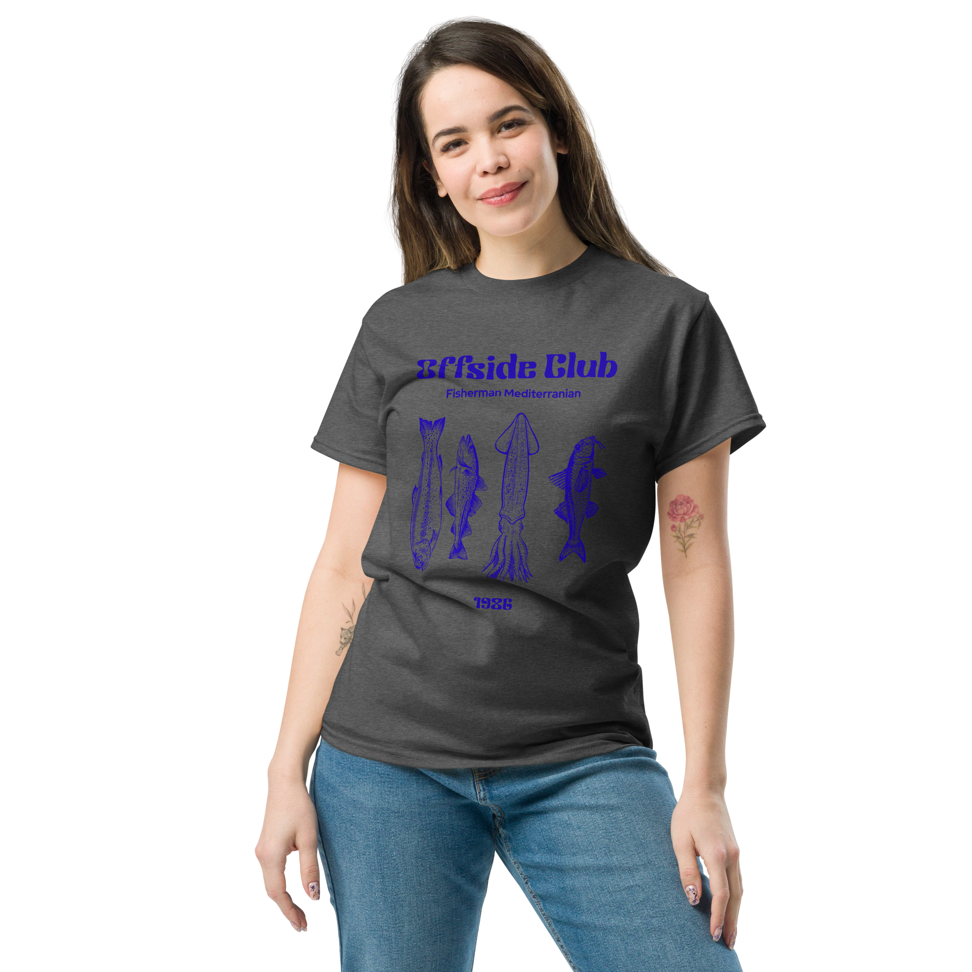 Offside Club Fisherman Mediterranean Graphic Tee - Coastal Style Essential - OFFSIDE CLUB