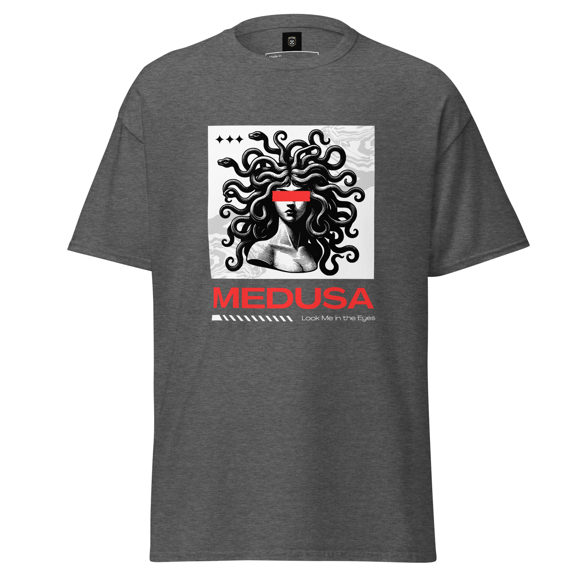 Medusa Graphic Tee - Look Me In The Eyes - OFFSIDE CLUB
