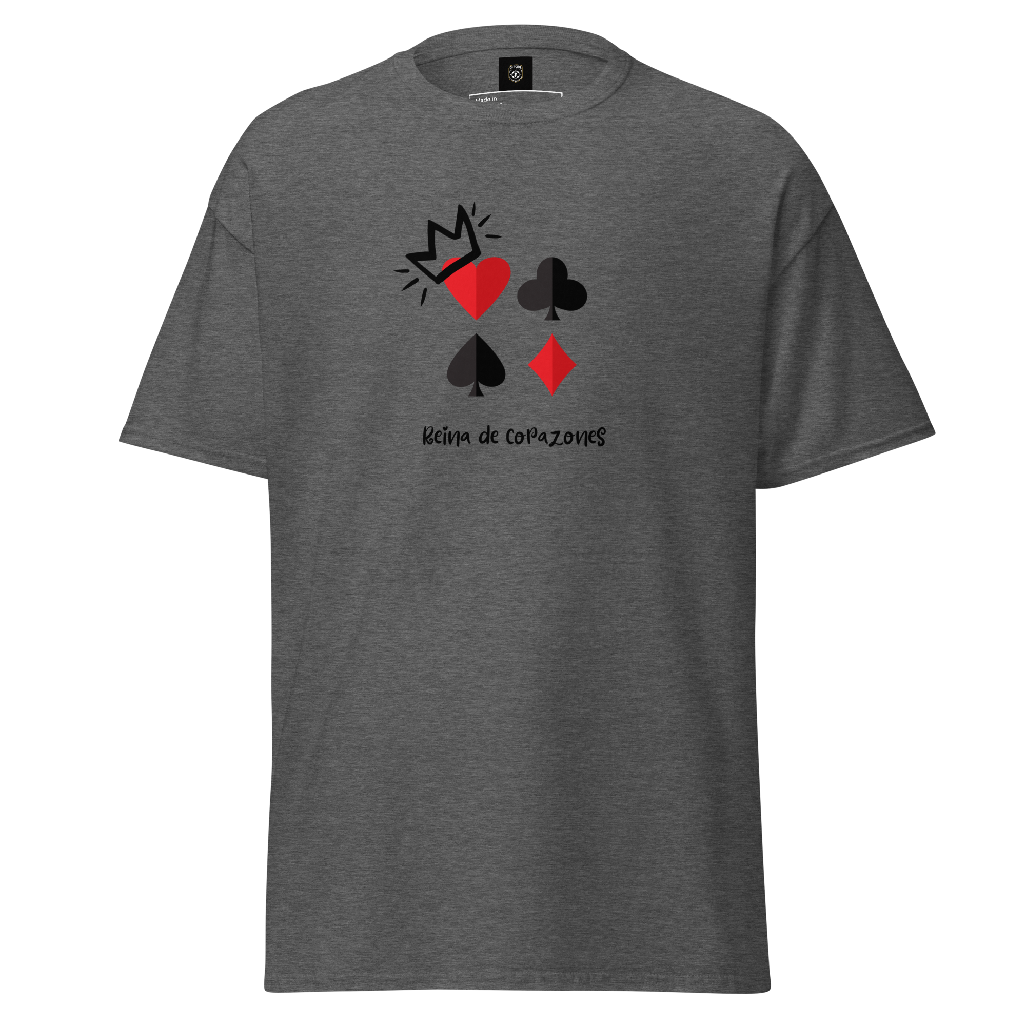 Reina de Corazones Tee - Stylish Statement Shirt for Every Occasion - OFFSIDE CLUB