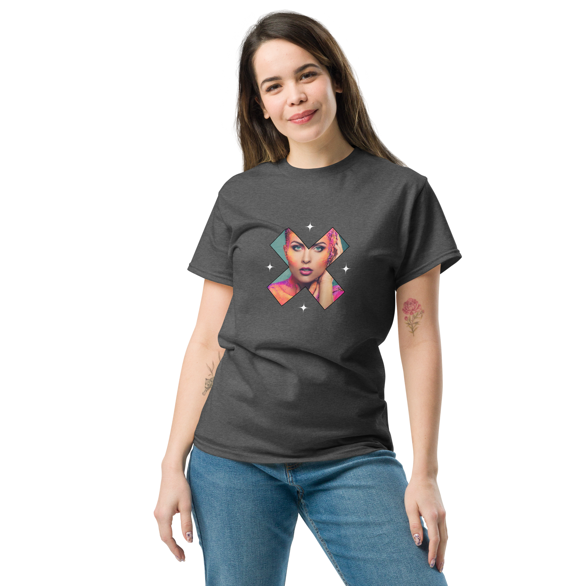 Cyber Muse Tee - Stylish Comfort for the Modern Trendsetter - OFFSIDE CLUB