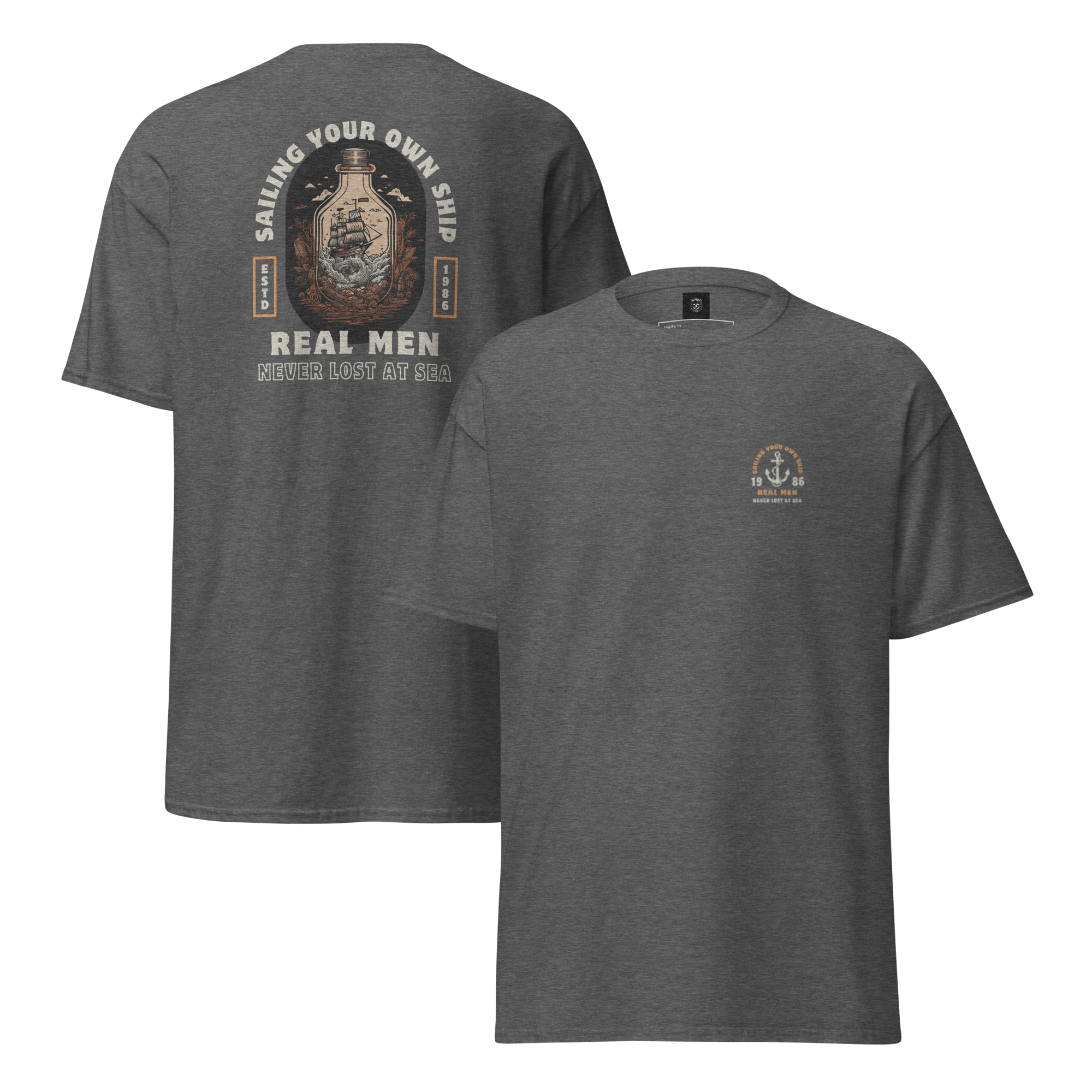 Lost At Sea Graphic Tee for Adventure Lovers - OFFSIDE CLUB