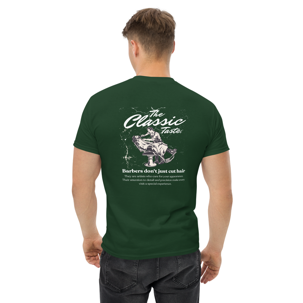 Classic Barber Graphic Tee - Timeless Style for Every Grooming Enthusiast - OFFSIDE CLUB