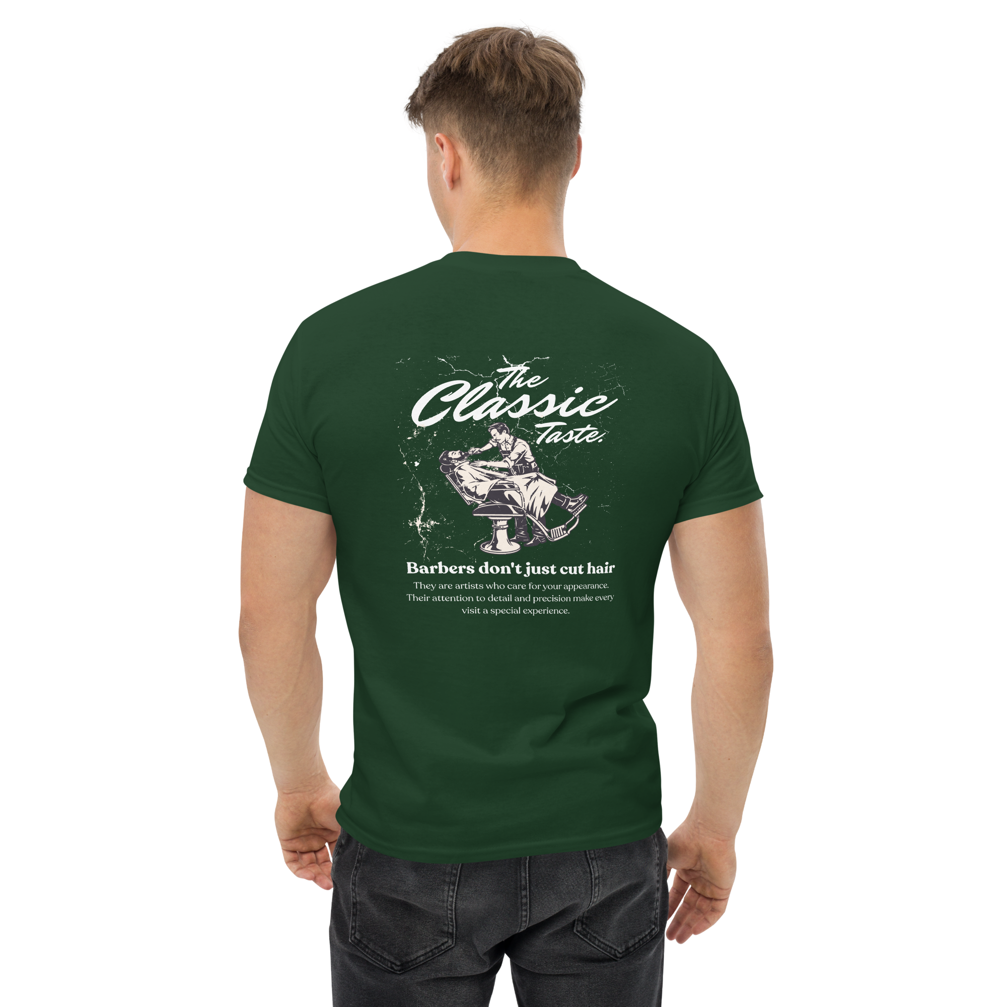 Classic Barber Graphic Tee - Timeless Style for Every Grooming Enthusiast - OFFSIDE CLUB
