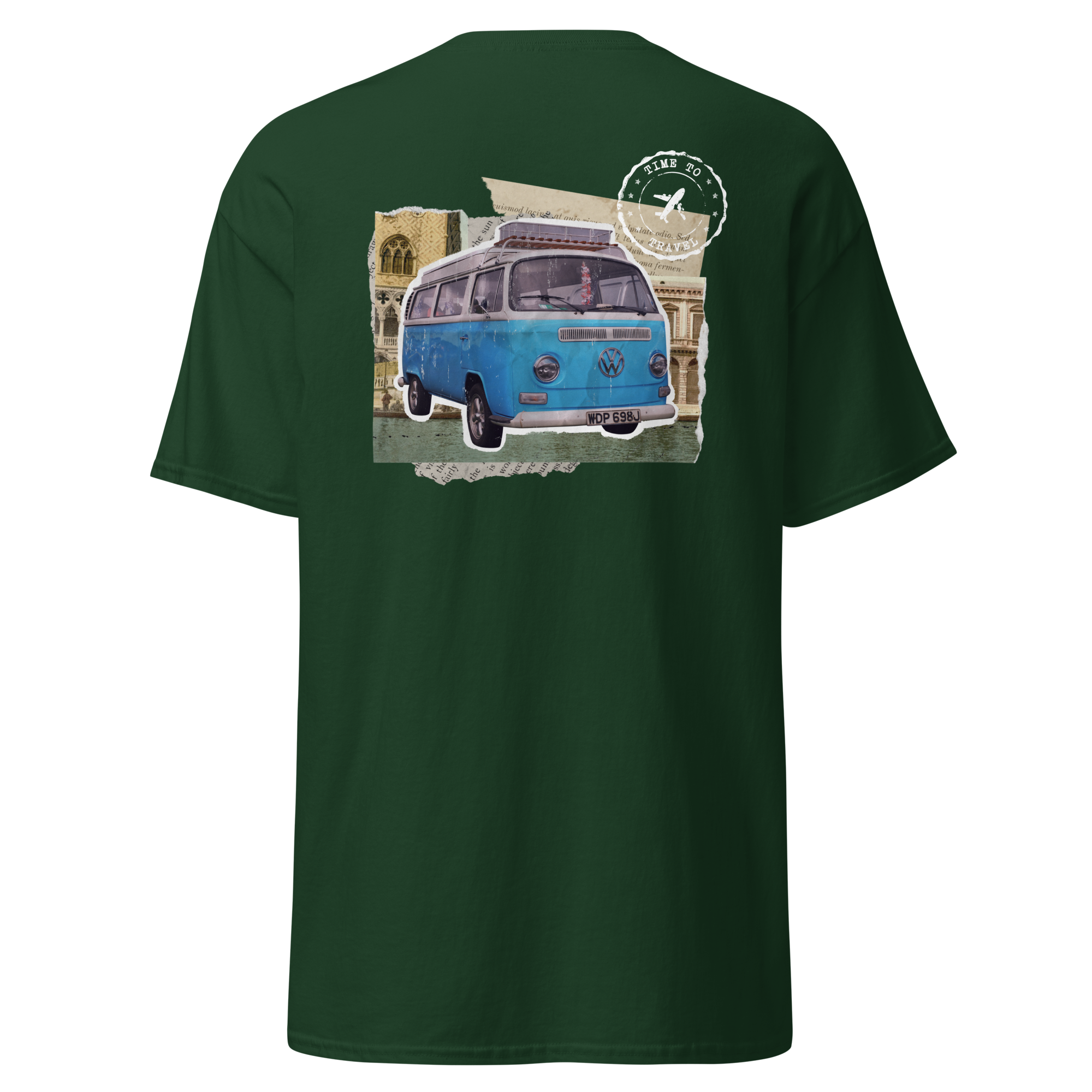 Wanderlust Graphic Tee for Adventure Seekers - Retro Van Design - OFFSIDE CLUB