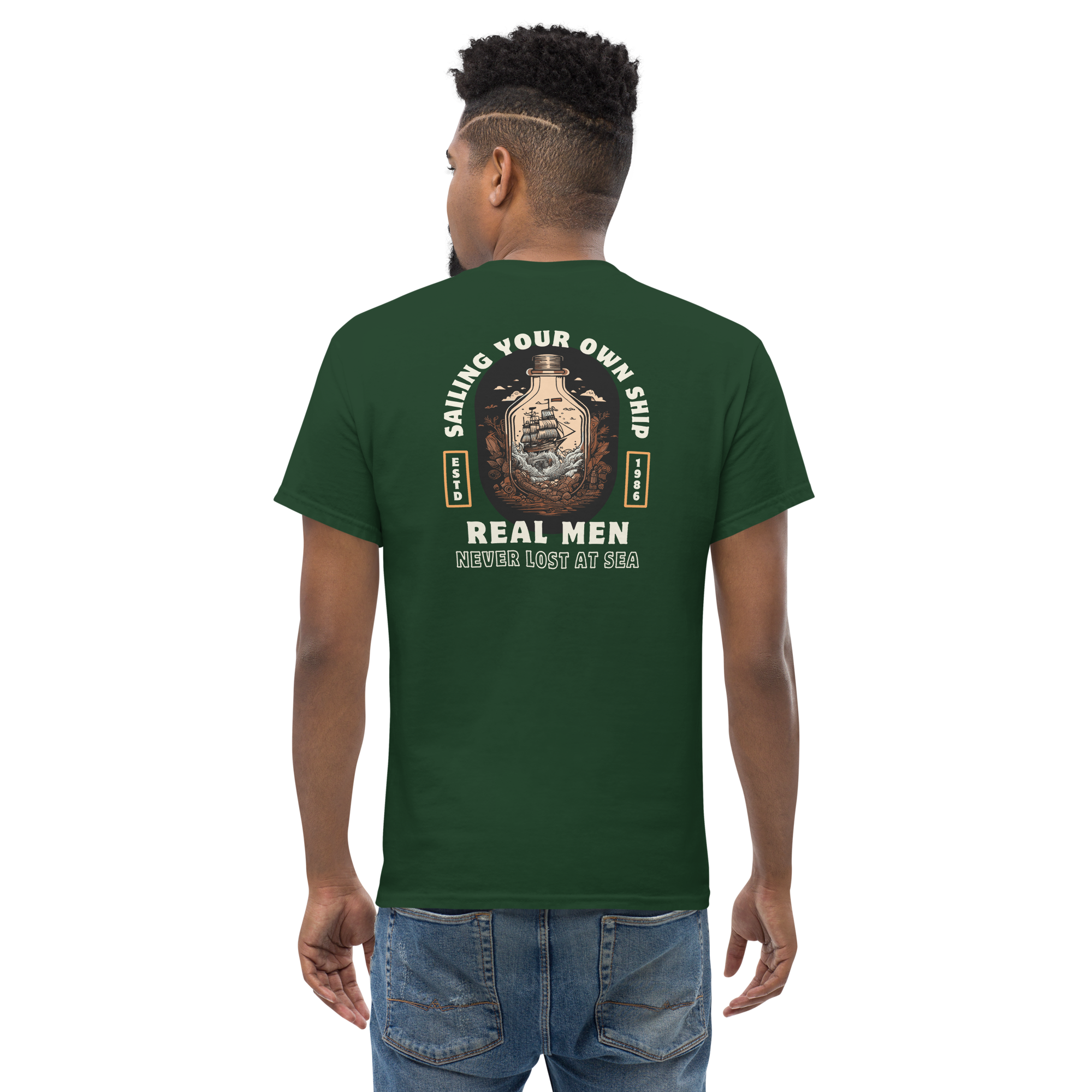 Lost At Sea Graphic Tee for Adventure Lovers - OFFSIDE CLUB