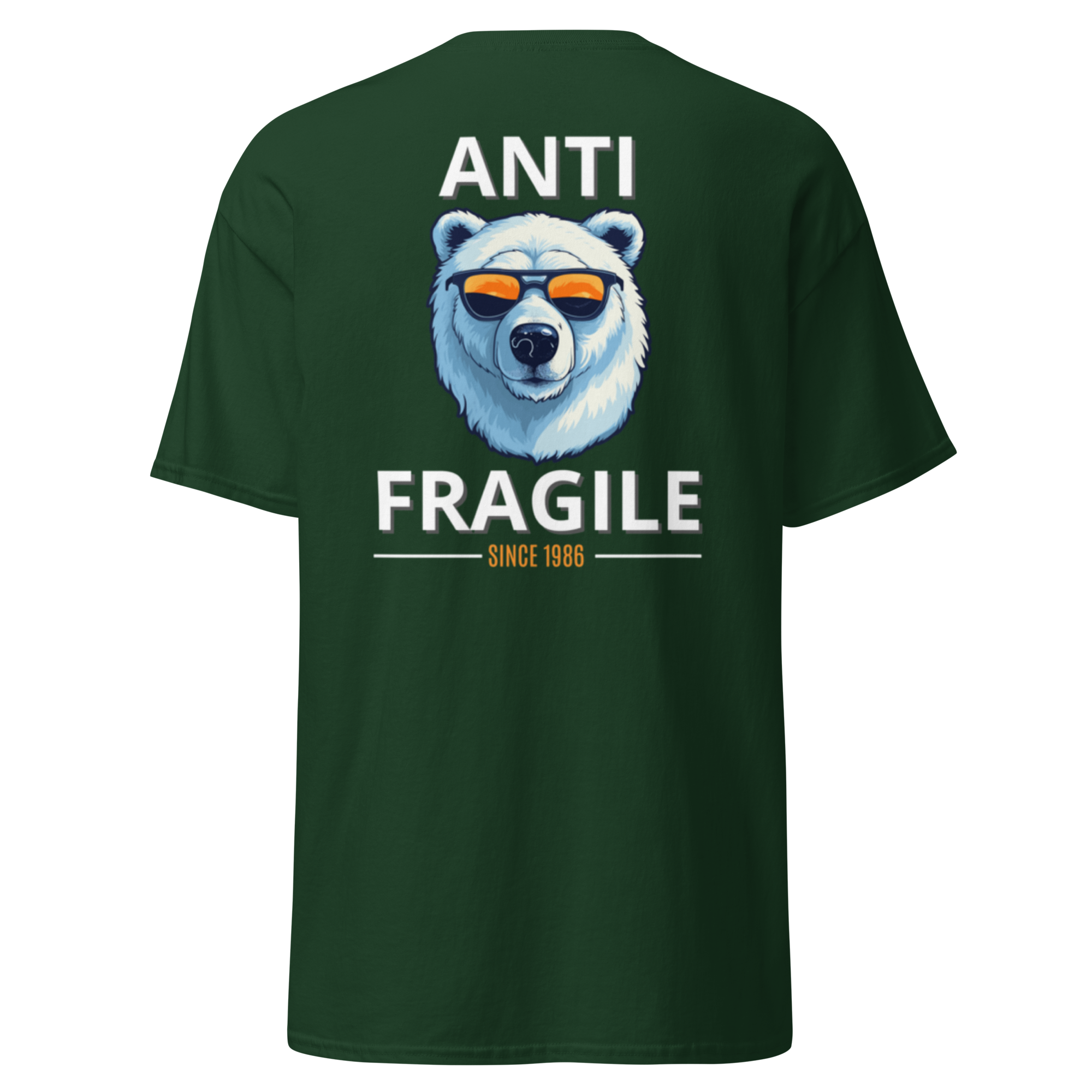 Antifragile Polar Bear Tee - Stand Out in Unique Urban Streetwear for Fearless Fashion - OFFSIDE CLUB