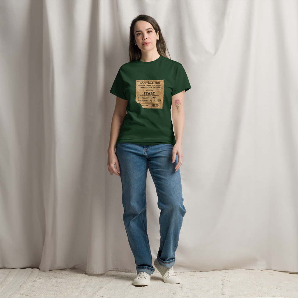 Italy 1934 Vintage Football Shirt - Classic Retro Tee - OFFSIDE CLUB