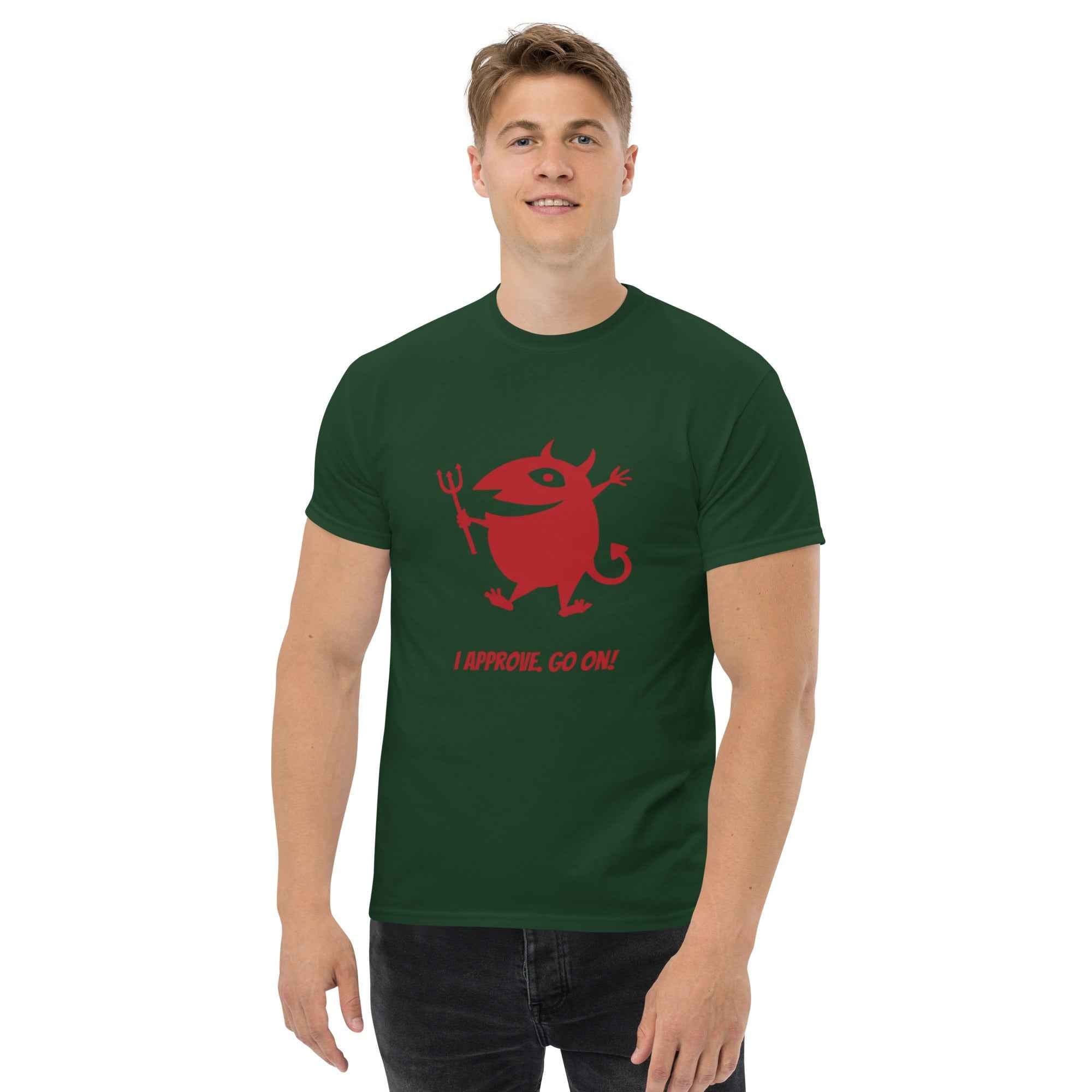 Devil Graphic Tee - I Approve, Go On! - OFFSIDE CLUB