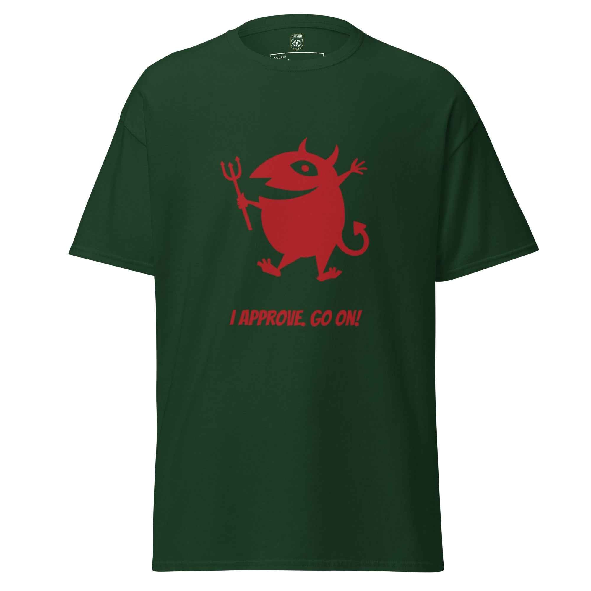 Devil Graphic Tee - I Approve, Go On! - OFFSIDE CLUB