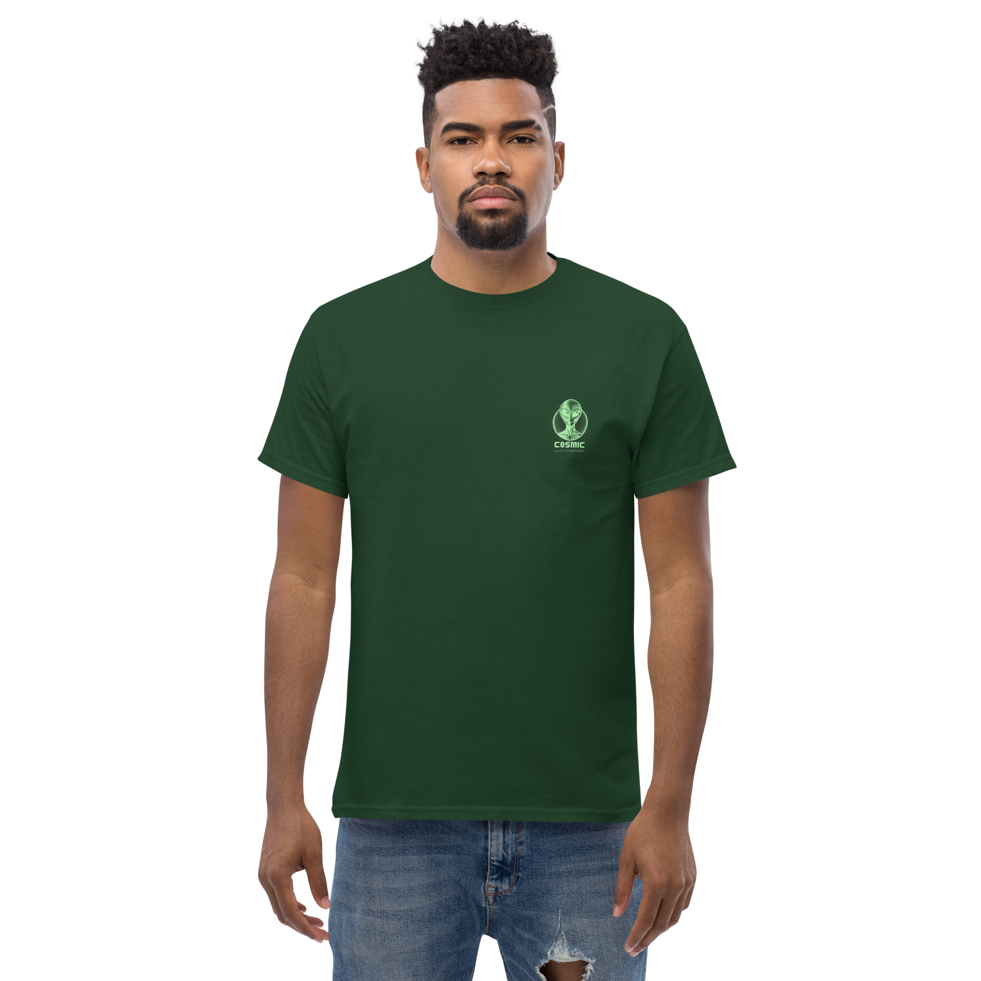 Explore Beyond the Stars Astronaut Graphic Tee for Space Lovers - OFFSIDE CLUB