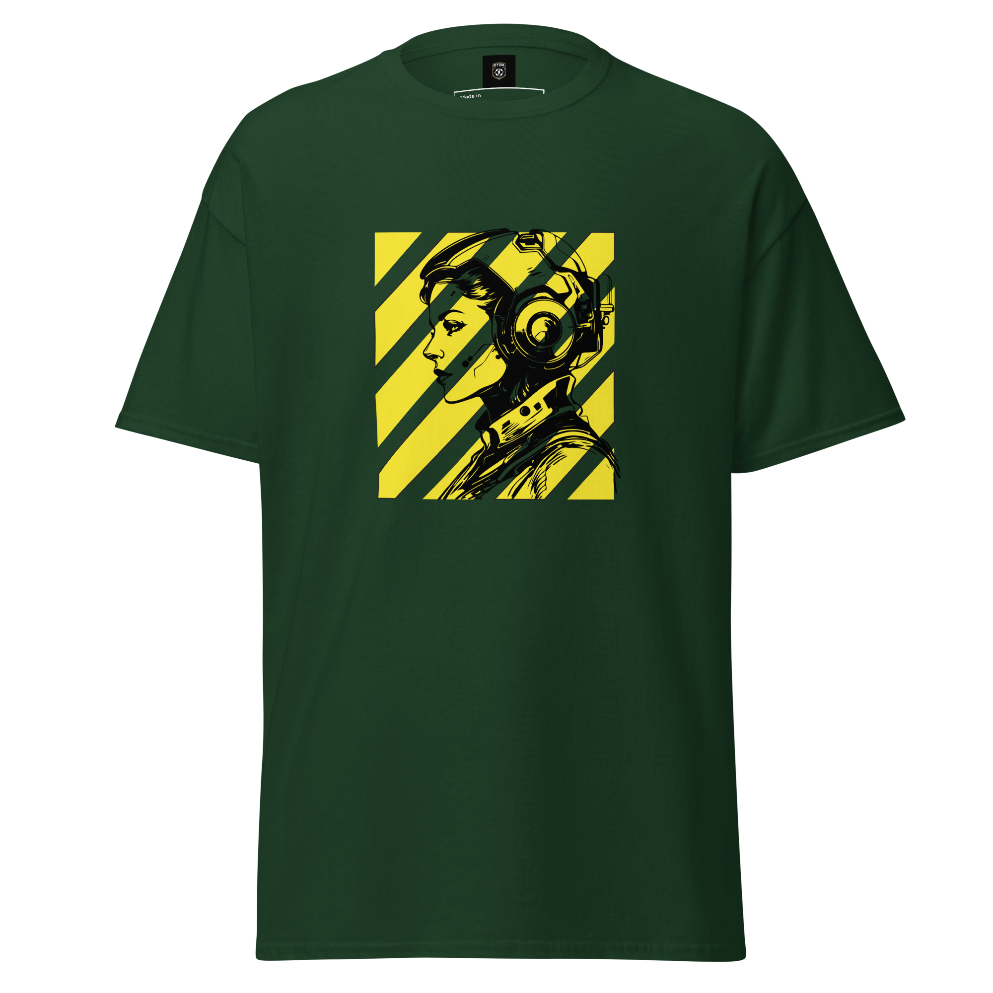 Futuristic Sci-Fi Shirt: Embrace Your Unique Style with a Bold Portrait Design - OFFSIDE CLUB