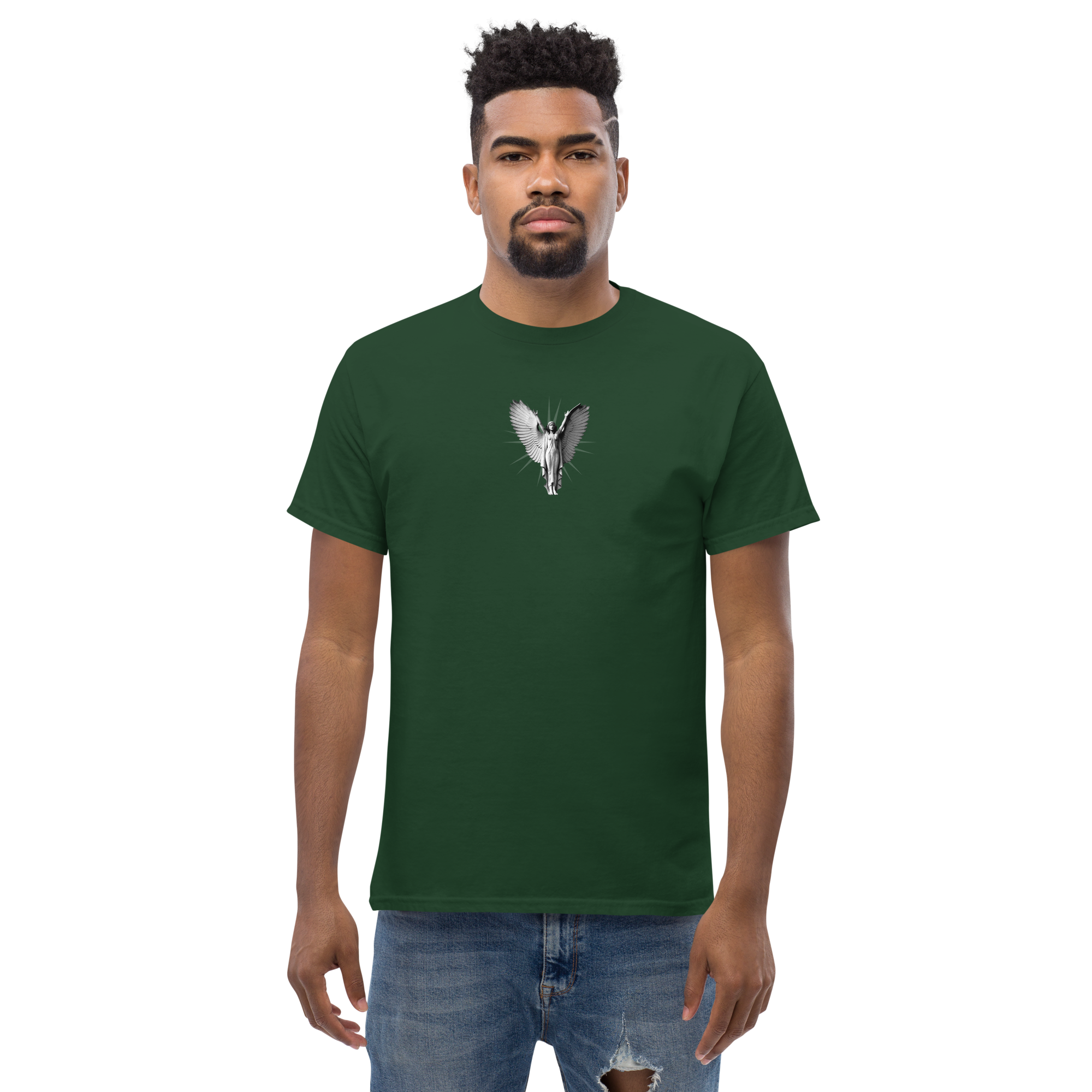 Freedom Angel Graphic Tee - Embrace Your Spirit Unisex Design - OFFSIDE CLUB
