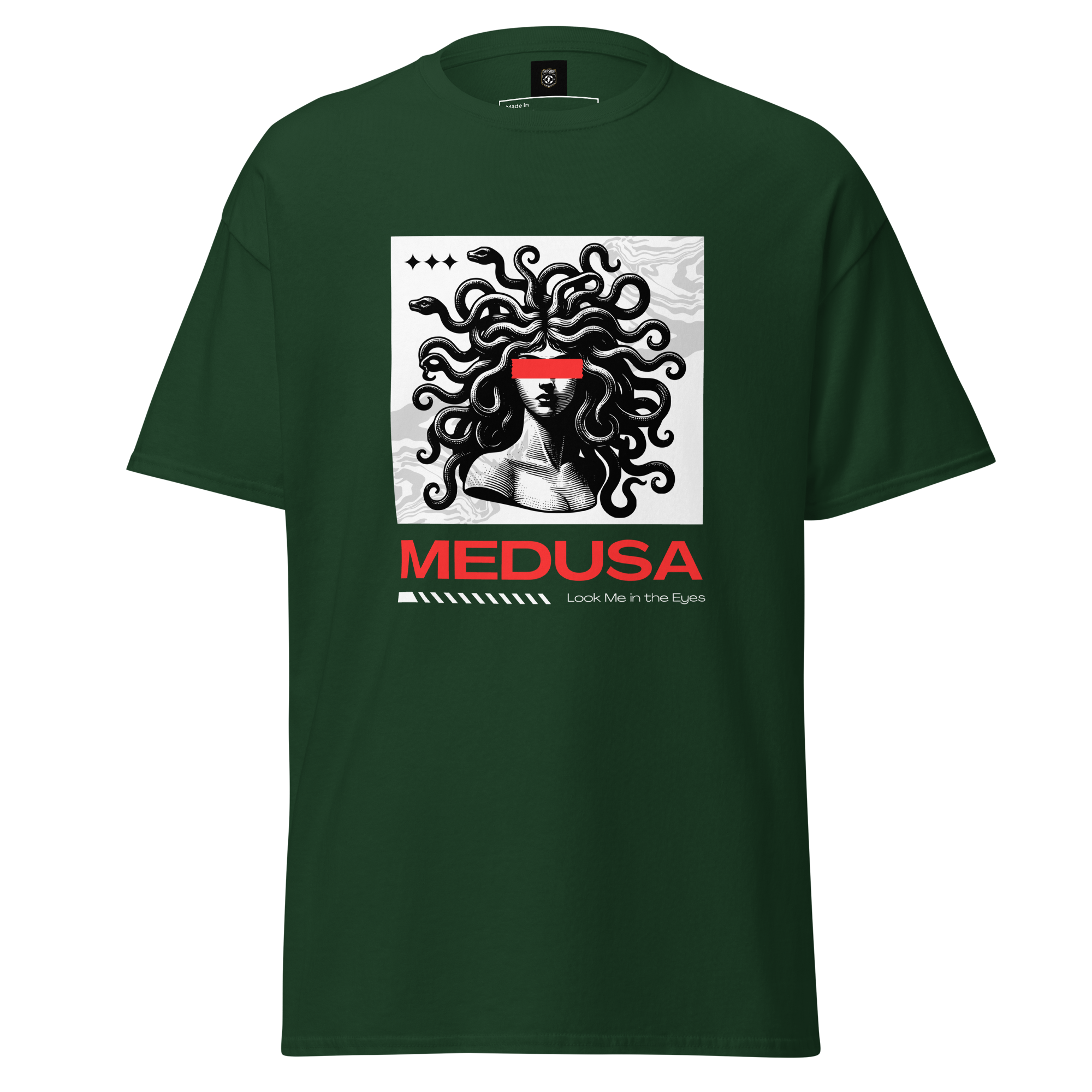 Medusa Graphic Tee - Look Me In The Eyes - OFFSIDE CLUB