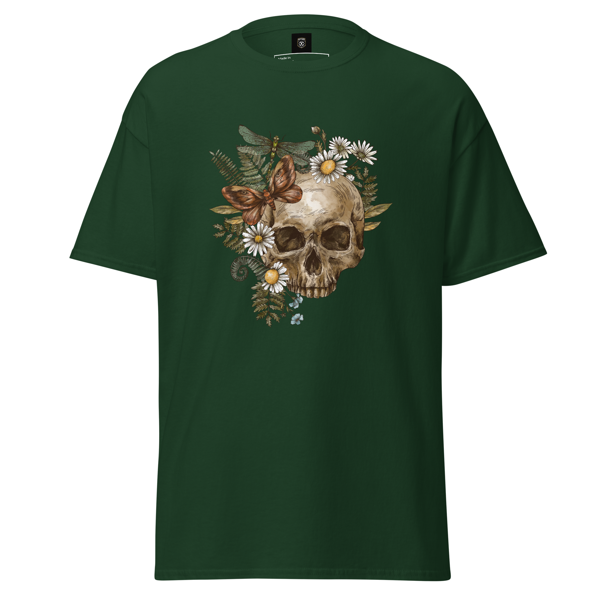 The Botanical Skull Heavyweight T-Shirt