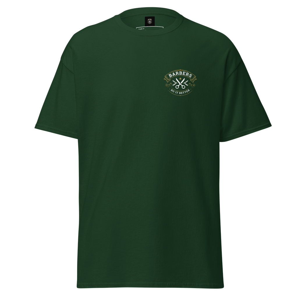Classic Barber Graphic Tee - Timeless Style for Every Grooming Enthusiast - OFFSIDE CLUB