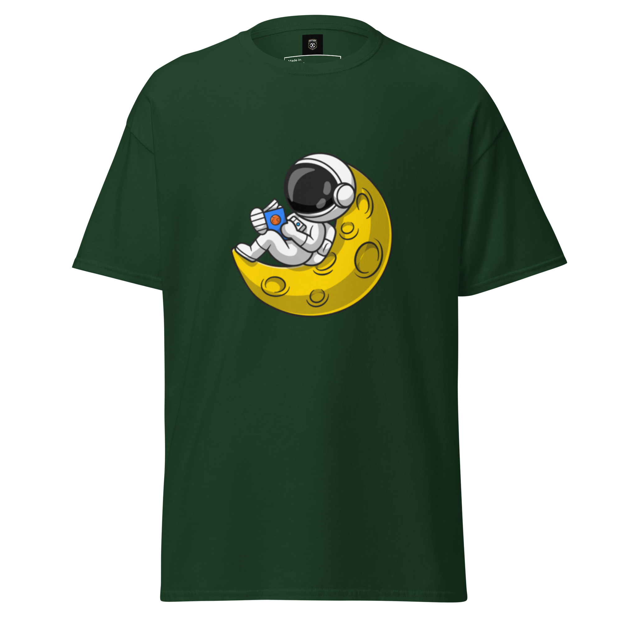 Lunar Reader Tee - Stylish Graphic Tee for Book Lovers - OFFSIDE CLUB