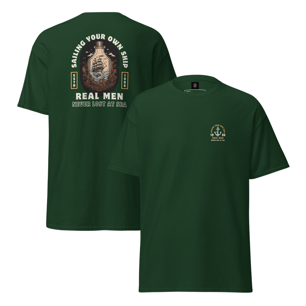 Lost At Sea Graphic Tee for Adventure Lovers - OFFSIDE CLUB