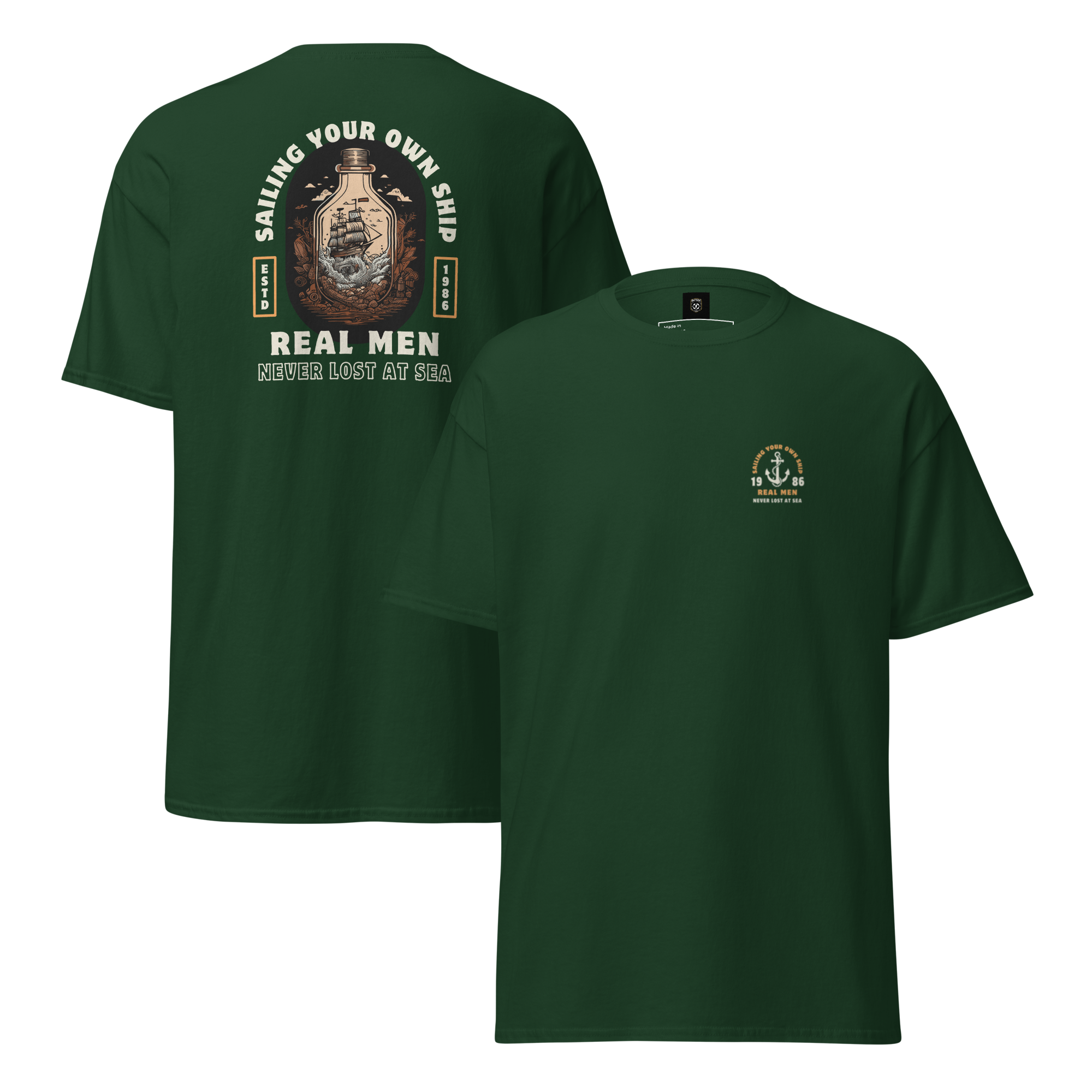 Lost At Sea Graphic Tee for Adventure Lovers - OFFSIDE CLUB