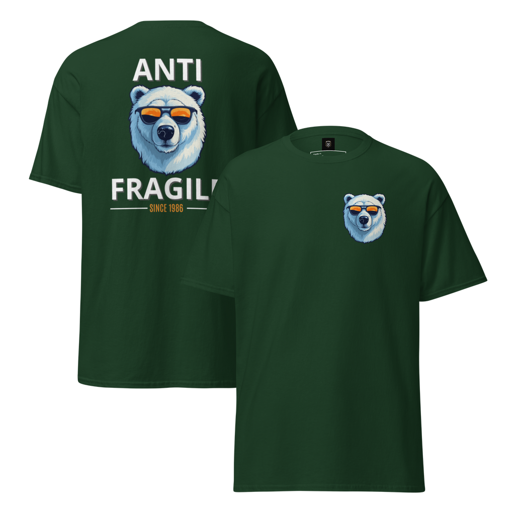 Antifragile Polar Bear Tee - Stand Out in Unique Urban Streetwear for Fearless Fashion - OFFSIDE CLUB