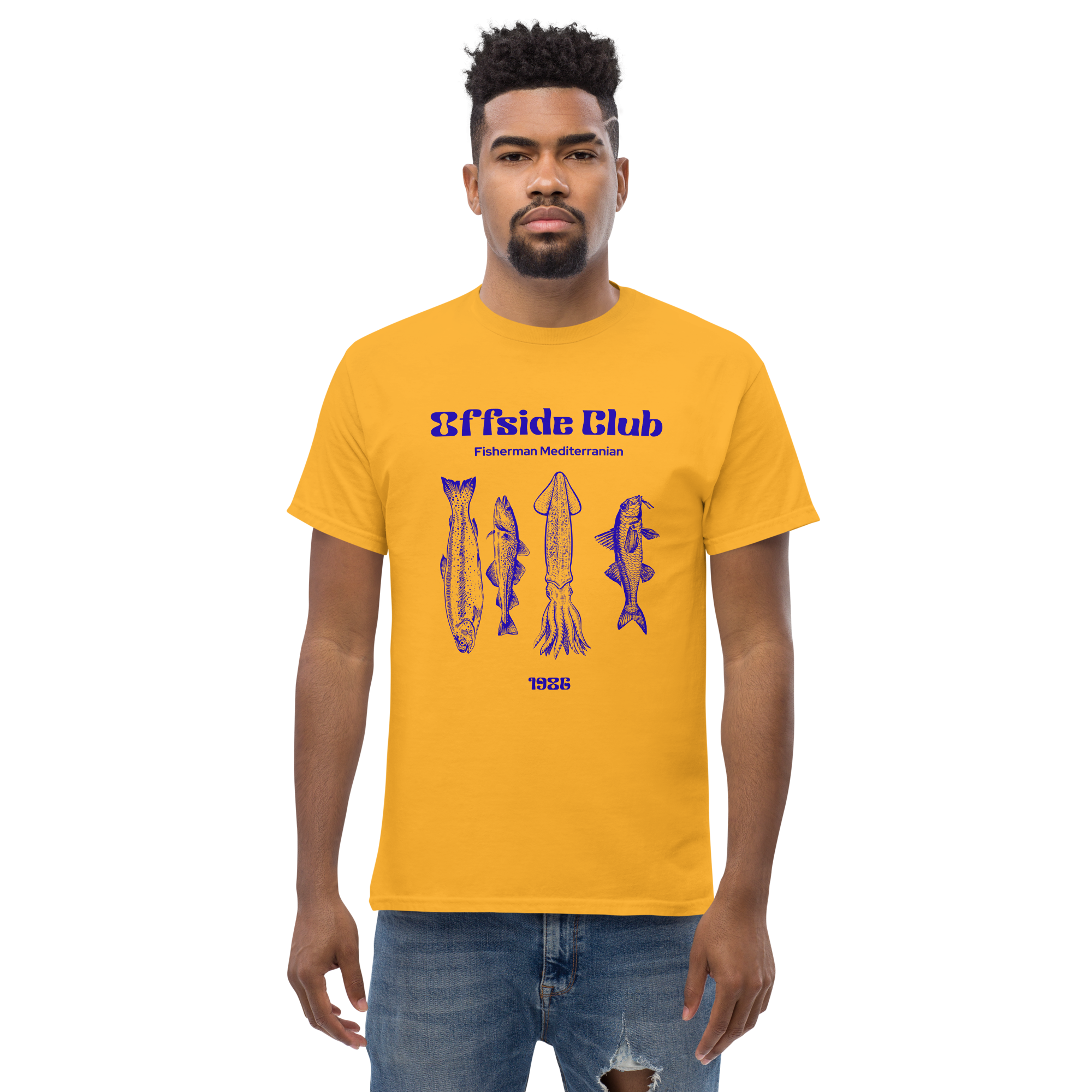 Offside Club Fisherman Mediterranean Graphic Tee - Coastal Style Essential - OFFSIDE CLUB
