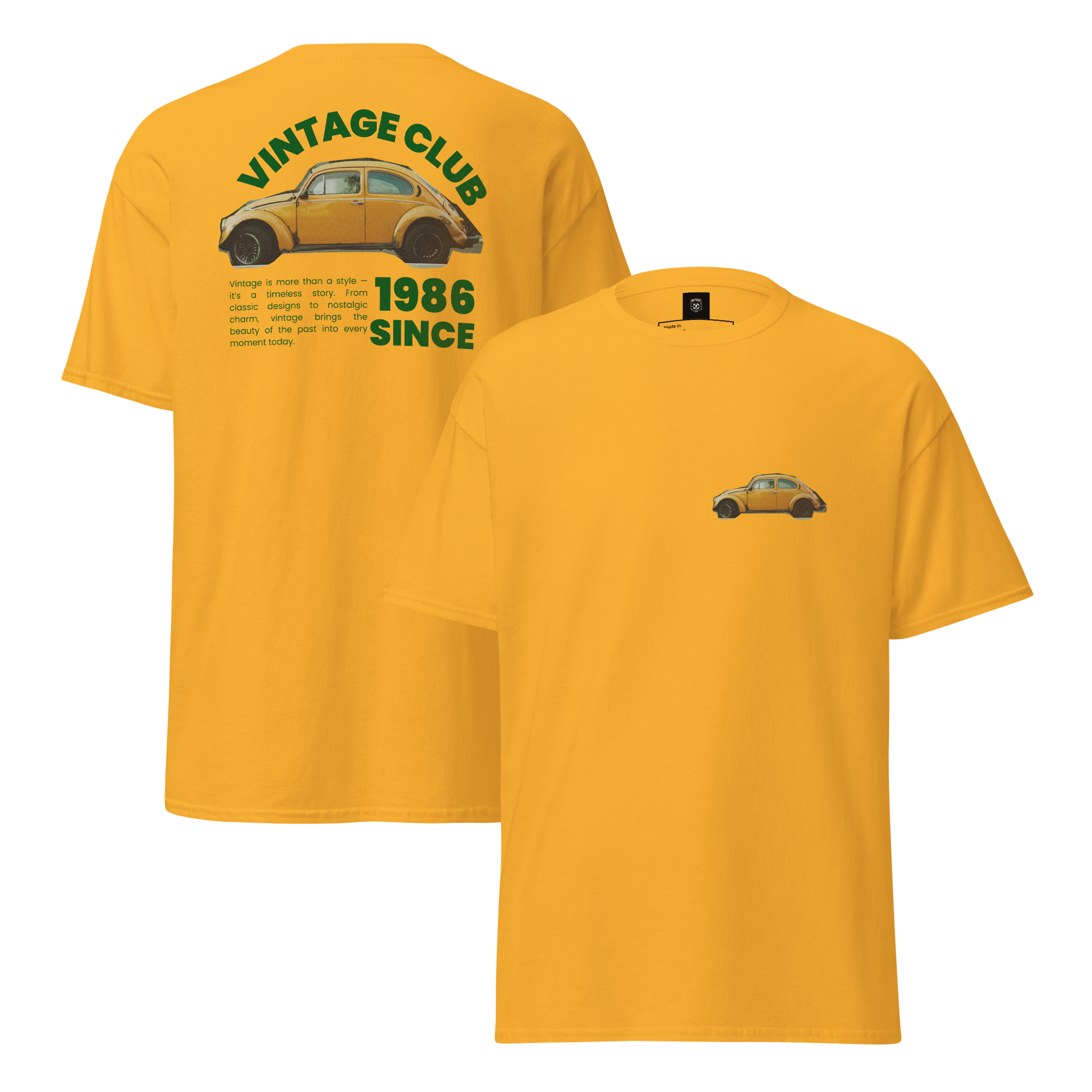 Vintage 1986 Graphic Tee - Classic Style for Retro Enthusiasts - OFFSIDE CLUB