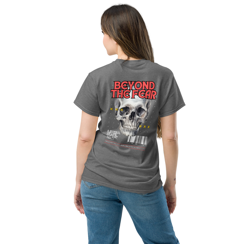 Beyond the Fear Graphic Tee - Inspiring Beyond the Fear T-Shirt for Everyday Courage - OFFSIDE CLUB