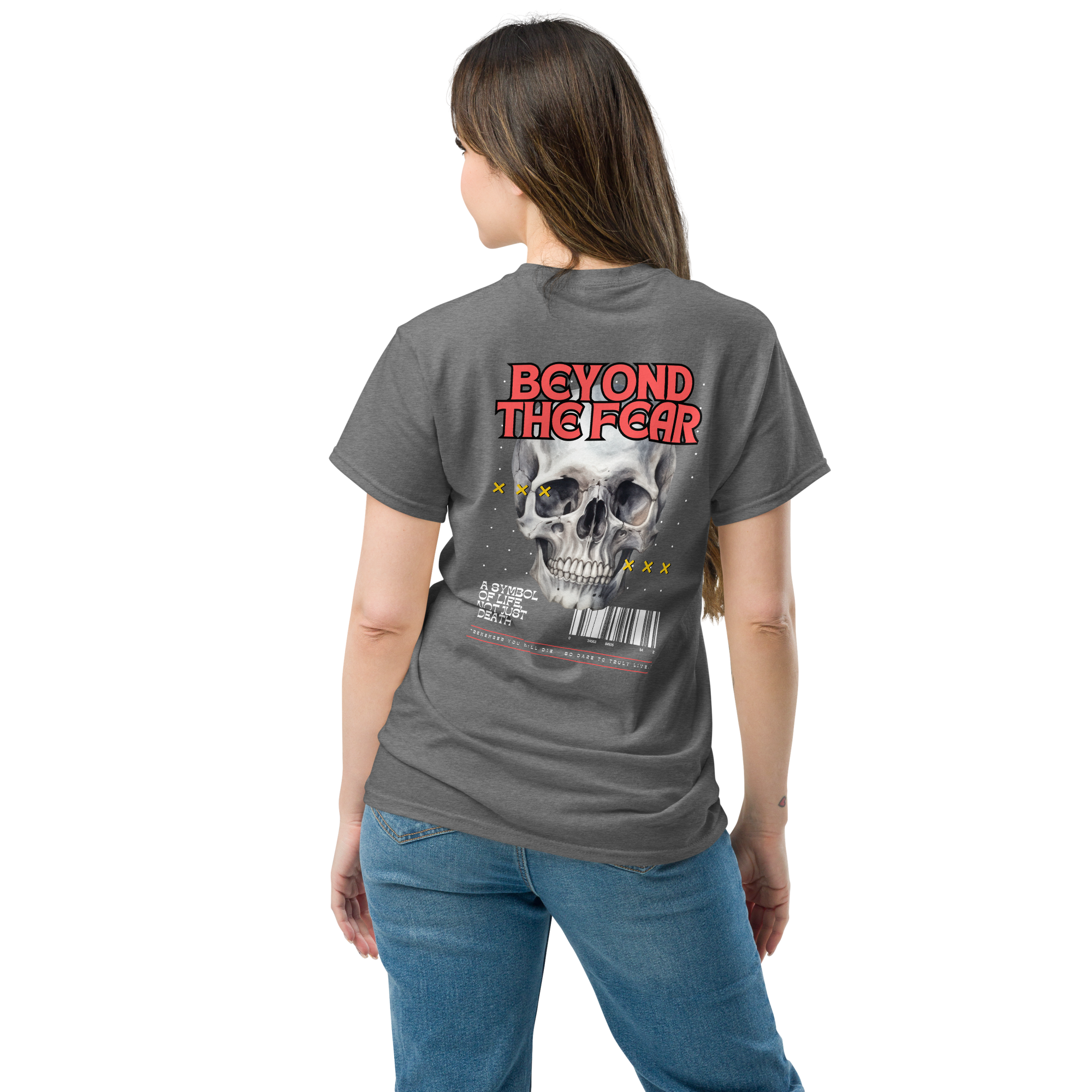 Beyond the Fear Graphic Tee - Inspiring Beyond the Fear T-Shirt for Everyday Courage - OFFSIDE CLUB