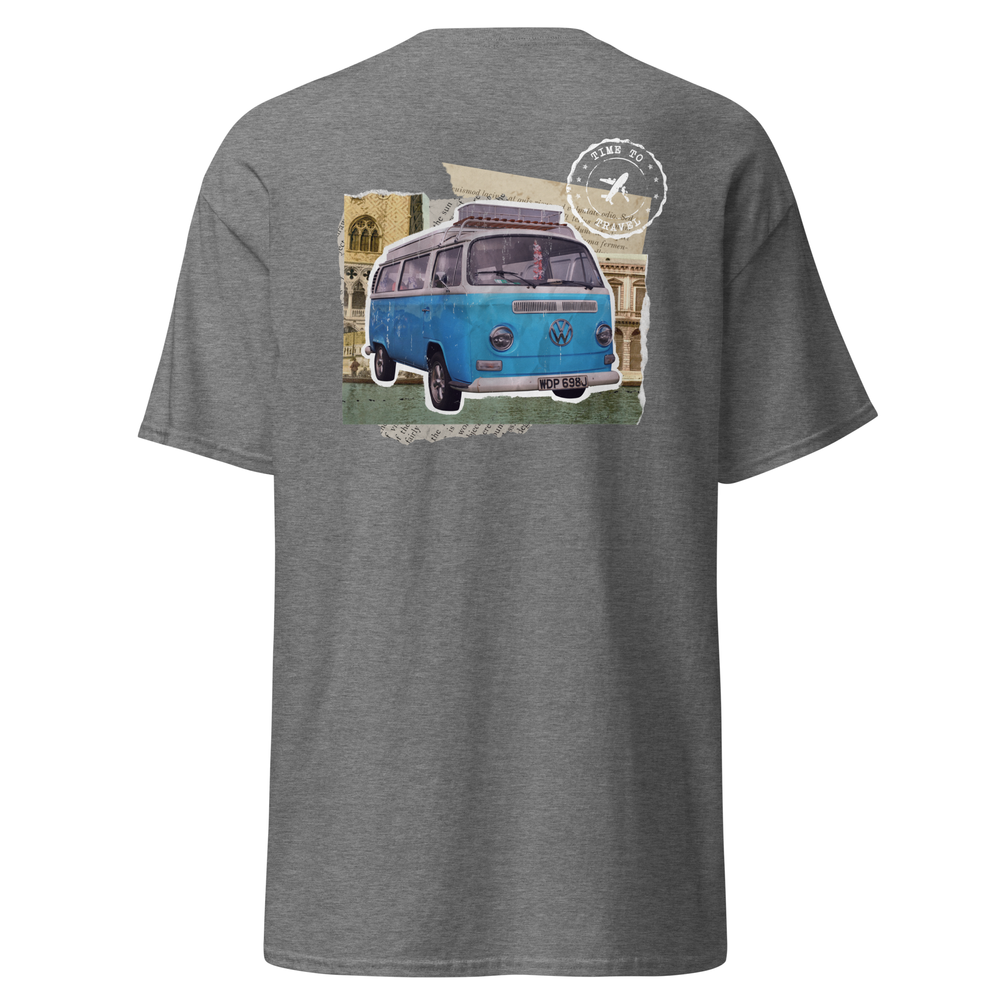 Wanderlust Graphic Tee for Adventure Seekers - Retro Van Design - OFFSIDE CLUB