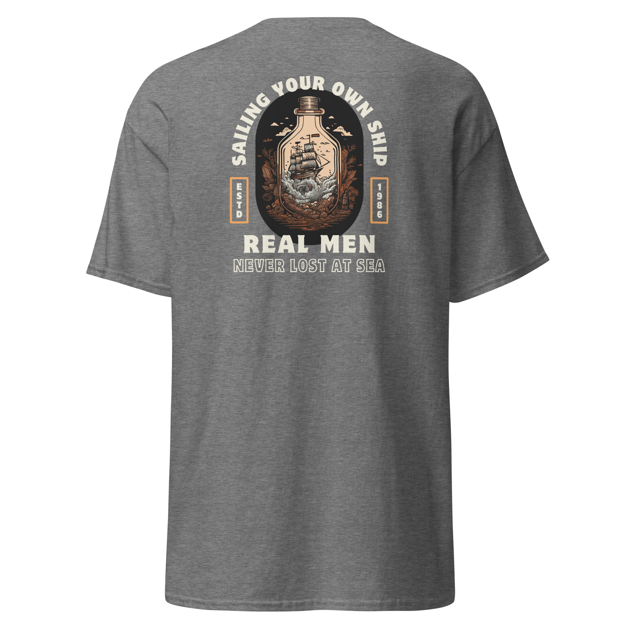 Lost At Sea Graphic Tee for Adventure Lovers - OFFSIDE CLUB
