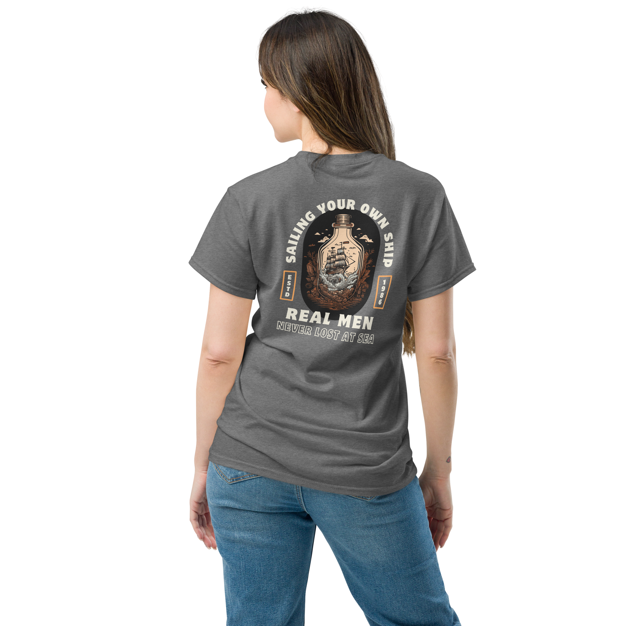 Lost At Sea Graphic Tee for Adventure Lovers - OFFSIDE CLUB