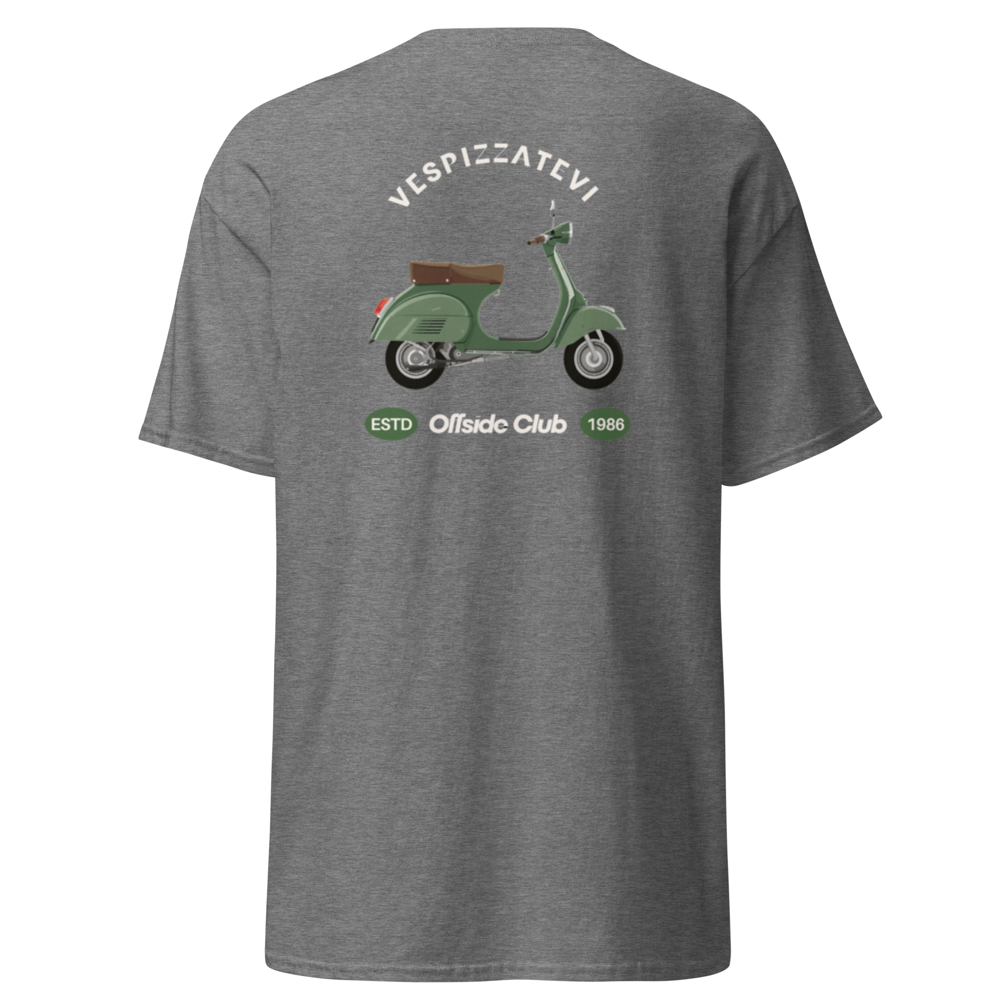 Retro Italian Vibes Offside Club Vespa Tee for Unique Style - OFFSIDE CLUB