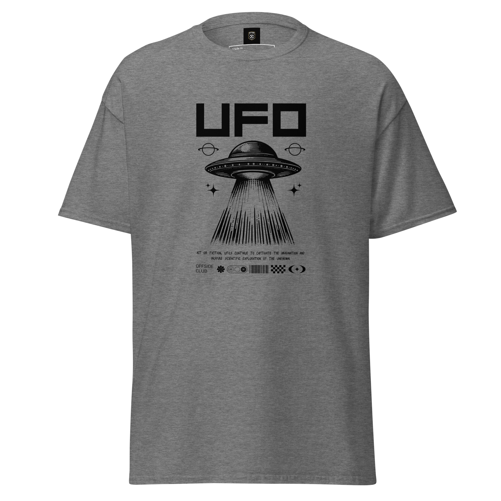 UFO Discovery Graphic Tee - Unleash Your Cosmic Style with Retro Sci-Fi Vibes - OFFSIDE CLUB