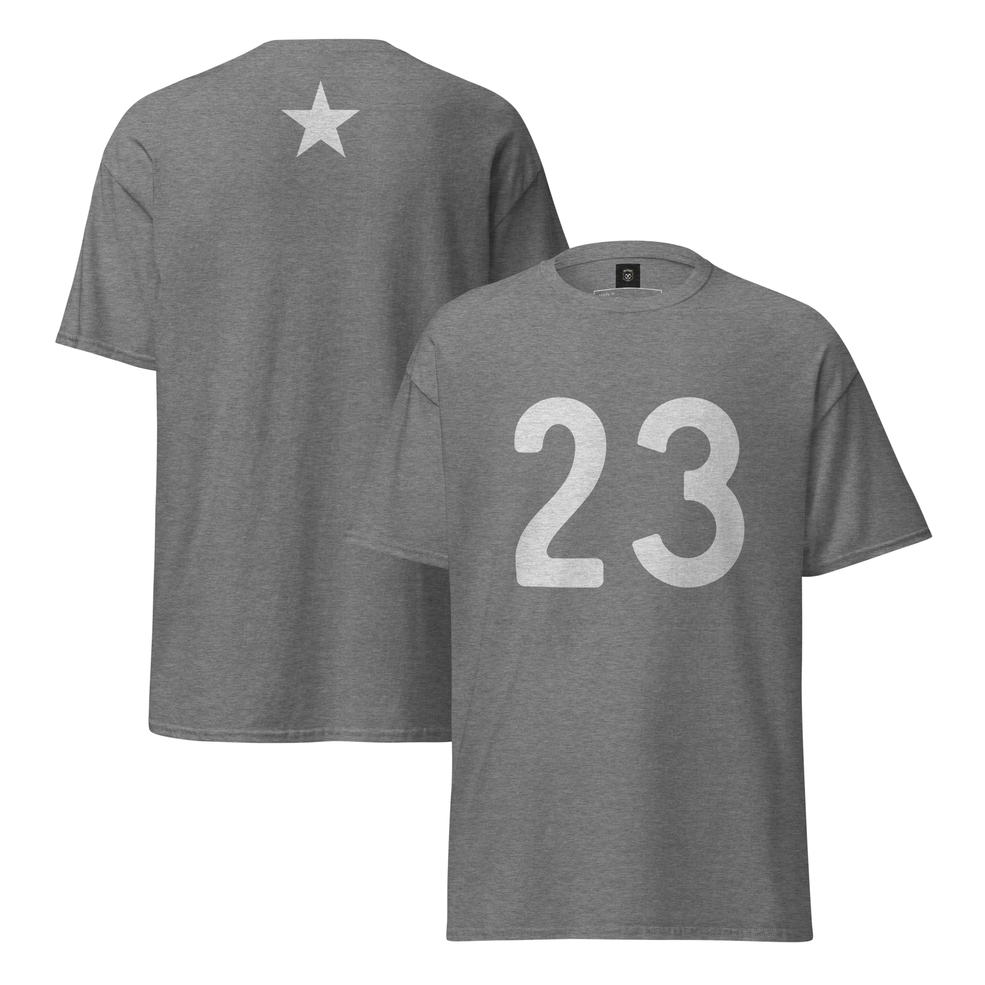 Number 23 Minimalist Tee for Stylish Streetwear - OFFSIDE CLUB