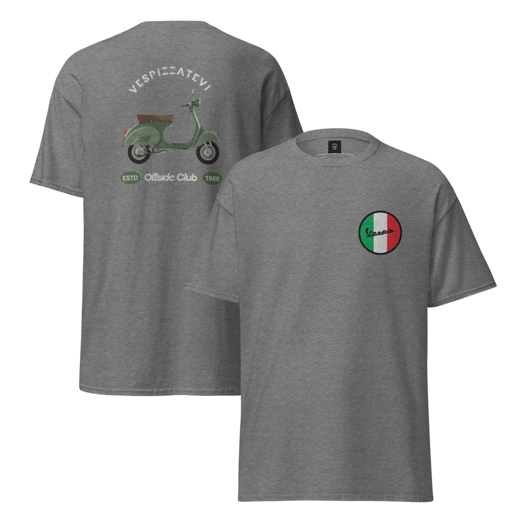 Retro Italian Vibes Offside Club Vespa Tee for Unique Style - OFFSIDE CLUB