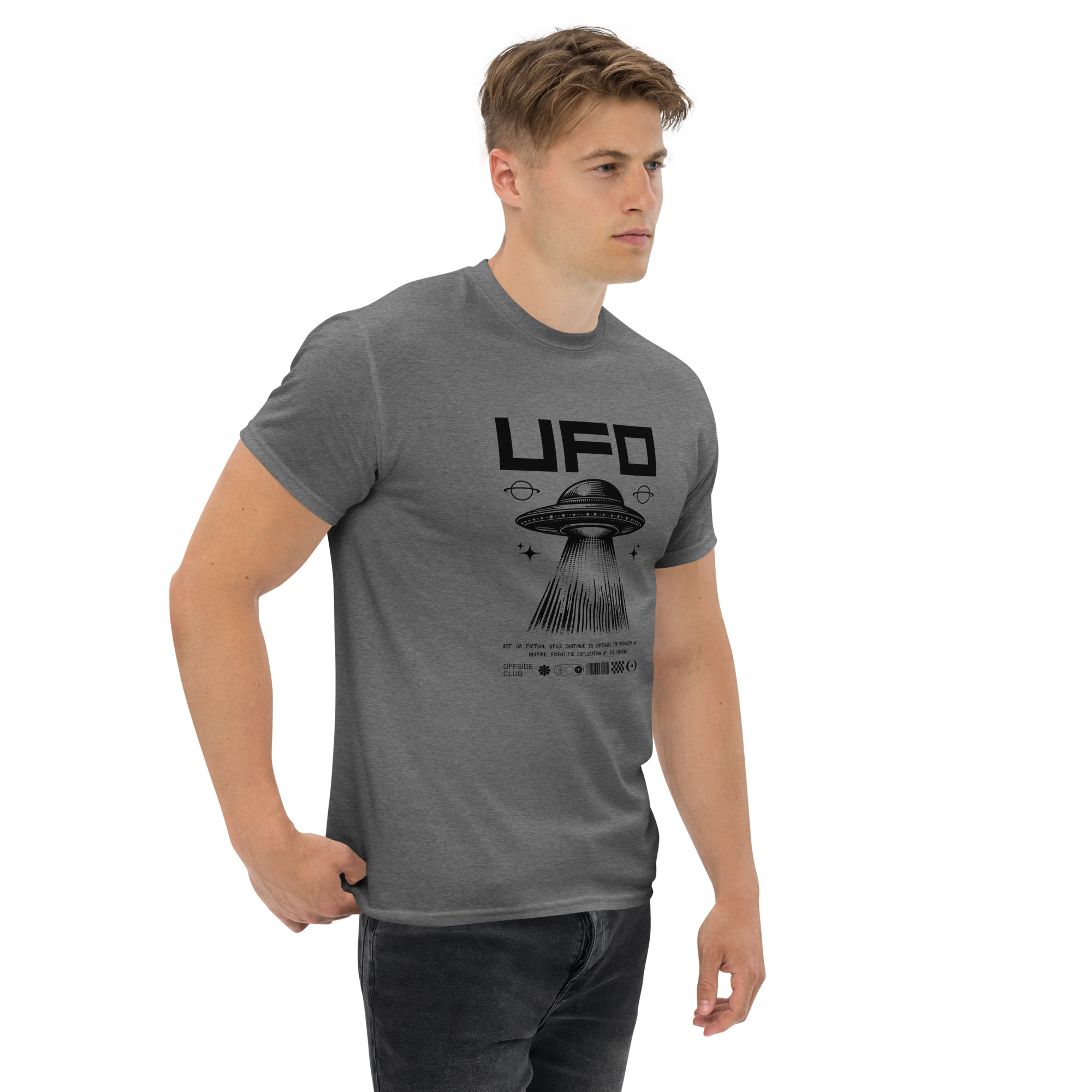 UFO Discovery Graphic Tee - Unleash Your Cosmic Style with Retro Sci-Fi Vibes - OFFSIDE CLUB
