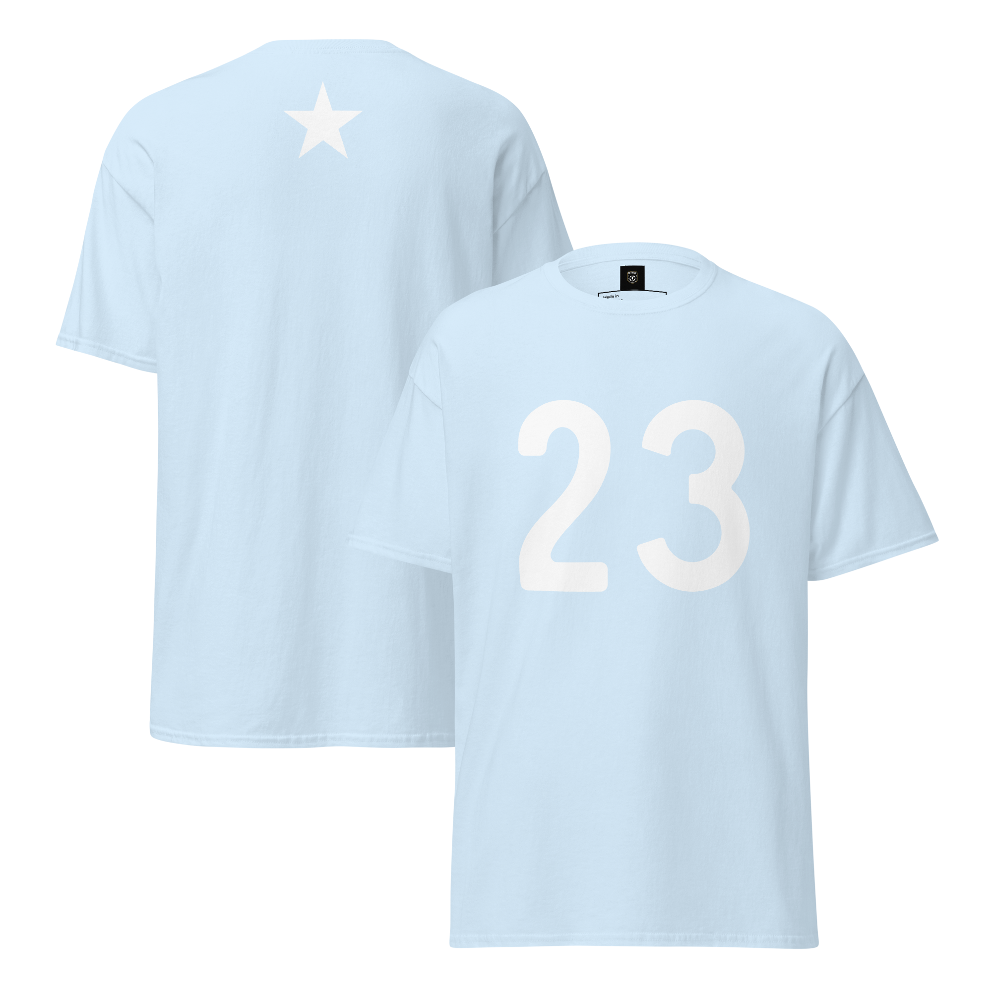 Number 23 Minimalist Tee for Stylish Streetwear - OFFSIDE CLUB