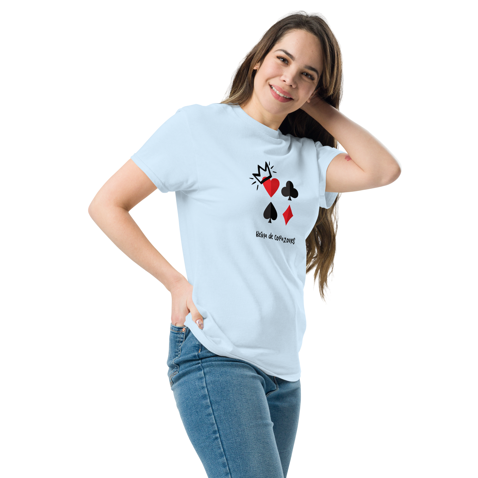 Reina de Corazones Tee - Stylish Statement Shirt for Every Occasion - OFFSIDE CLUB
