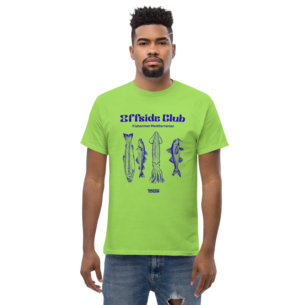 Offside Club Fisherman Mediterranean Graphic Tee - Coastal Style Essential - OFFSIDE CLUB