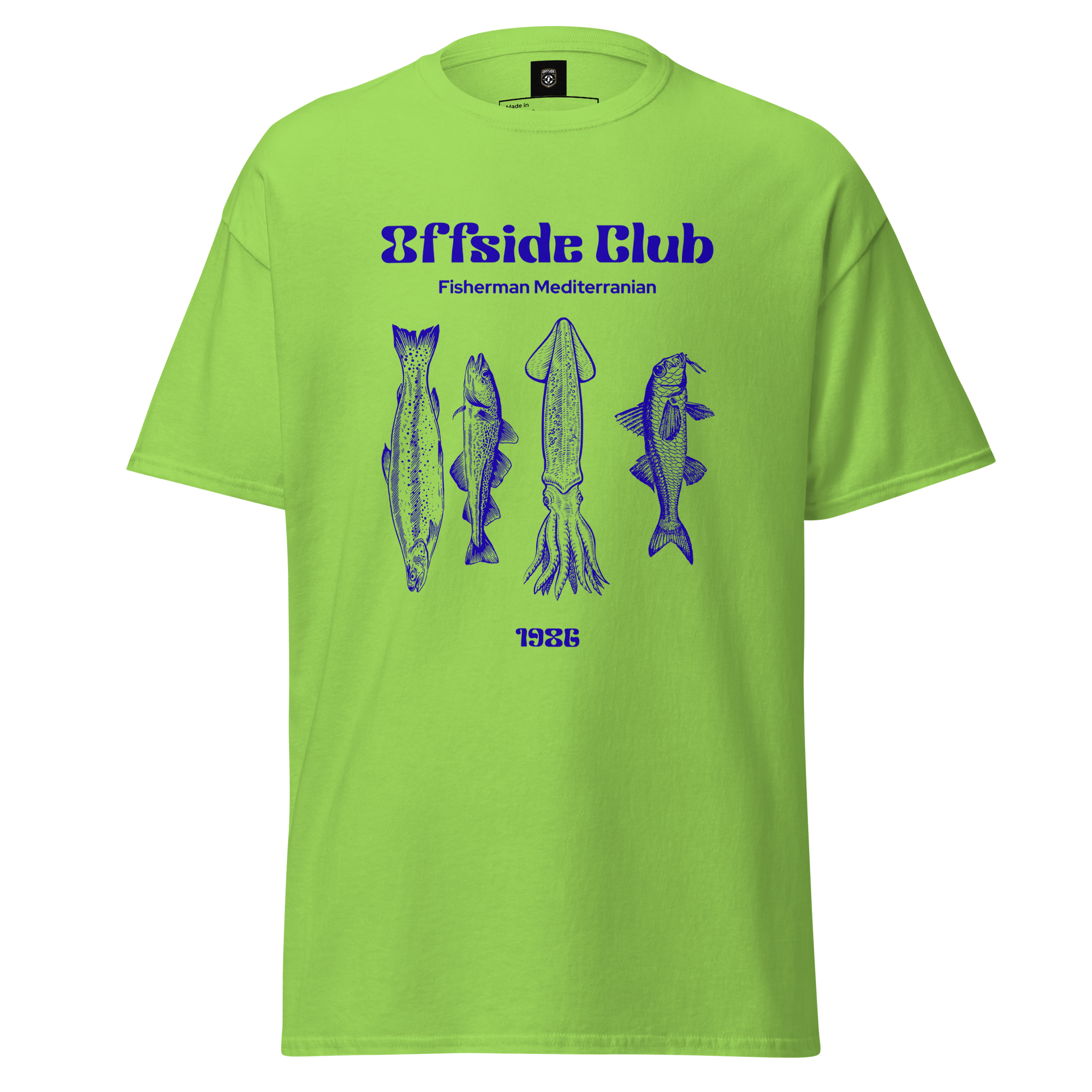 Offside Club Fisherman Mediterranean Graphic Tee - Coastal Style Essential - OFFSIDE CLUB