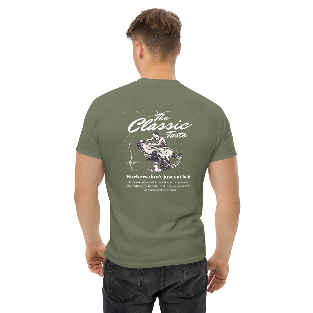 Classic Barber Graphic Tee - Timeless Style for Every Grooming Enthusiast - OFFSIDE CLUB