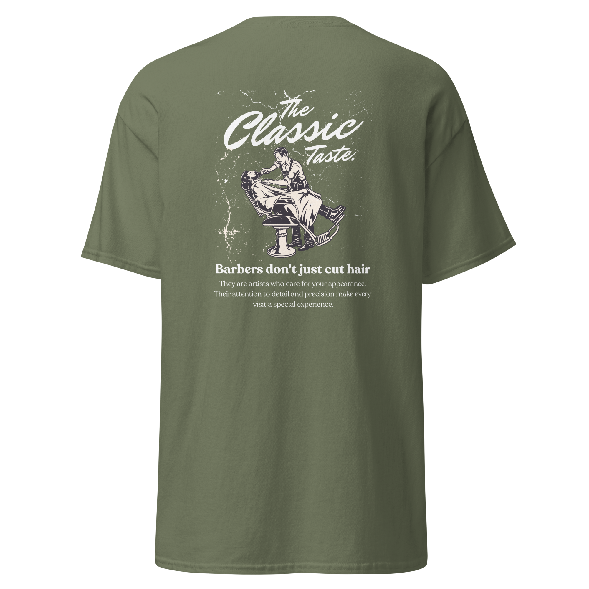 Classic Barber Graphic Tee - Timeless Style for Every Grooming Enthusiast - OFFSIDE CLUB