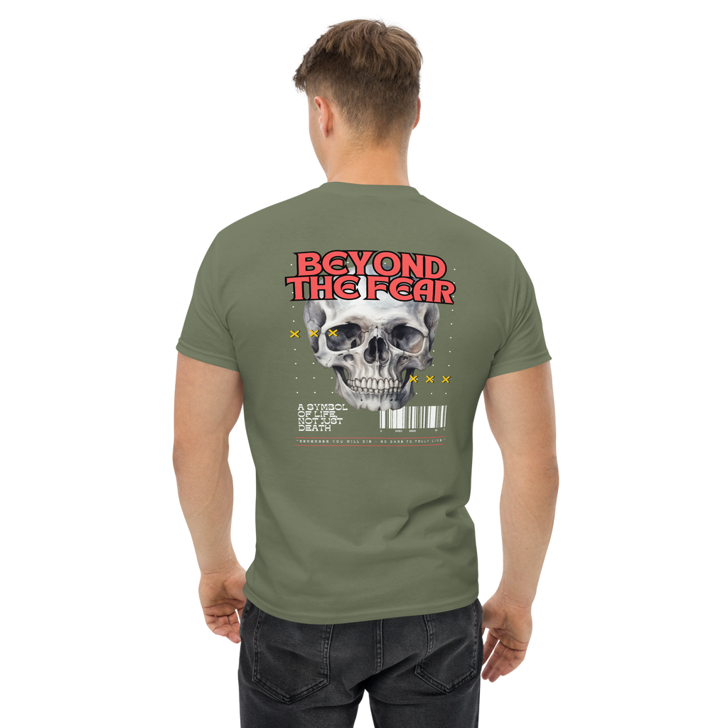 Beyond the Fear Graphic Tee - Inspiring Beyond the Fear T-Shirt for Everyday Courage - OFFSIDE CLUB