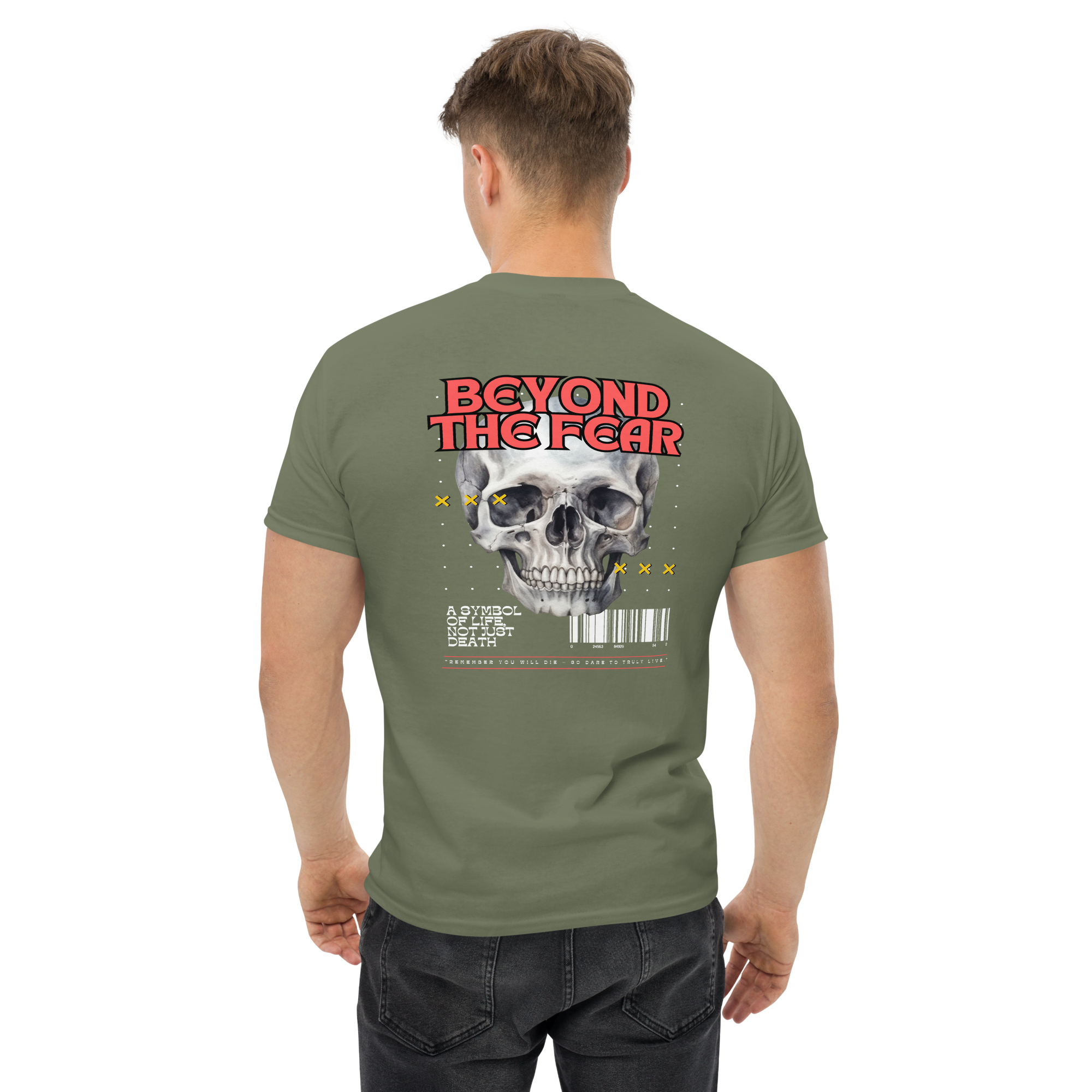 Beyond the Fear Graphic Tee - Inspiring Beyond the Fear T-Shirt for Everyday Courage - OFFSIDE CLUB