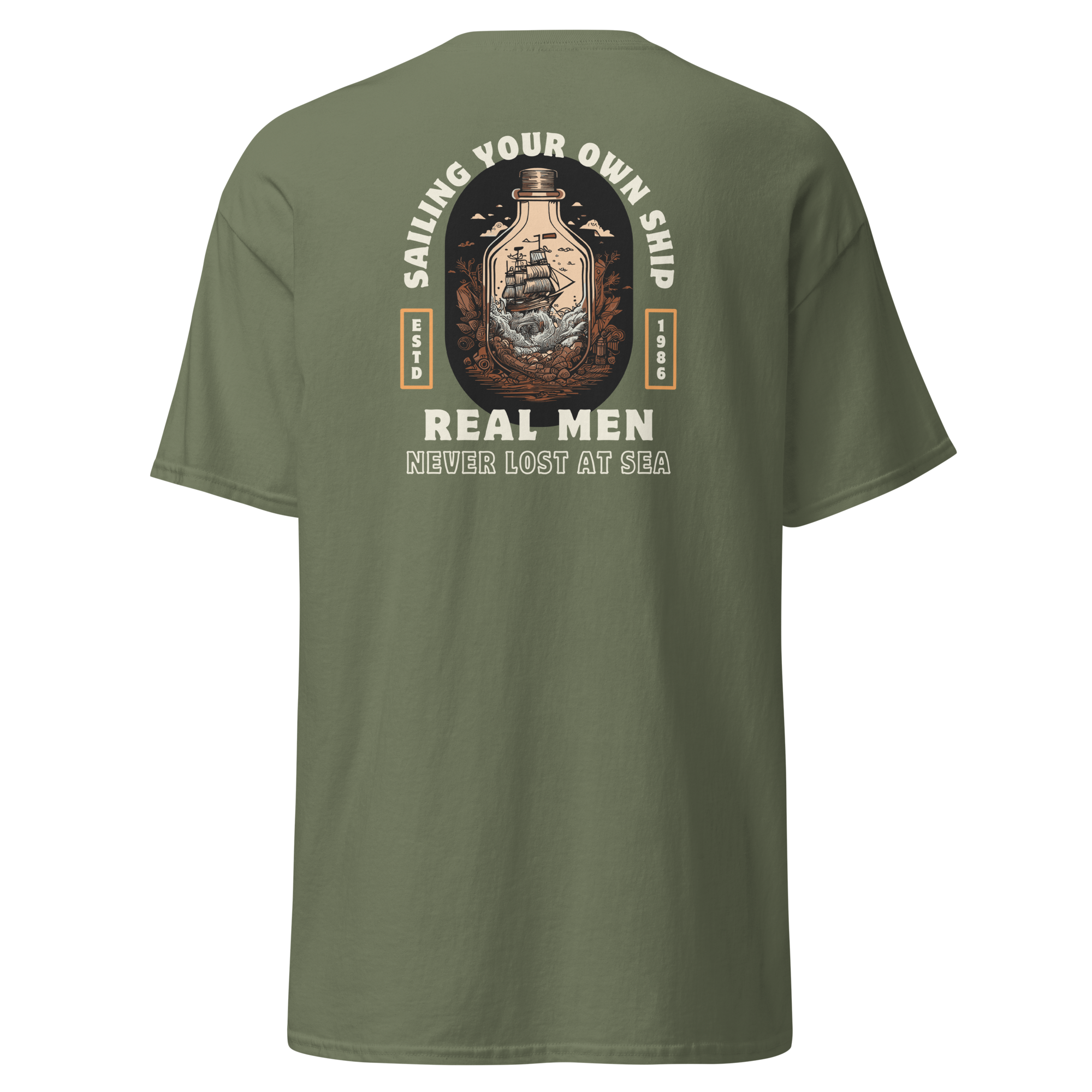 Lost At Sea Graphic Tee for Adventure Lovers - OFFSIDE CLUB