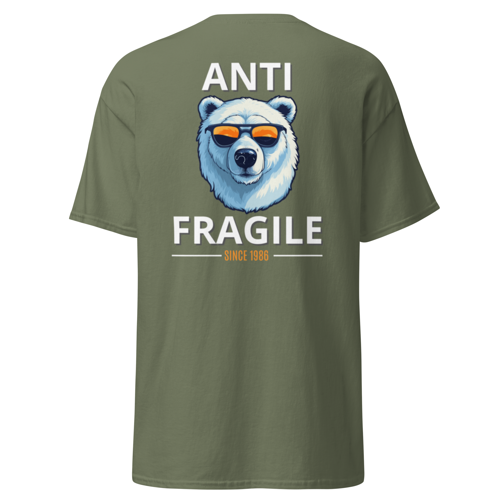 Antifragile Polar Bear Tee - Stand Out in Unique Urban Streetwear for Fearless Fashion - OFFSIDE CLUB